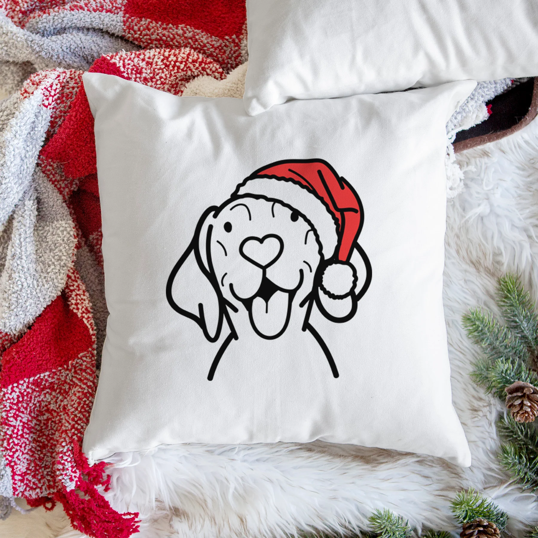 Love Always Vizsla - Throw Pillow Cover - Image 3