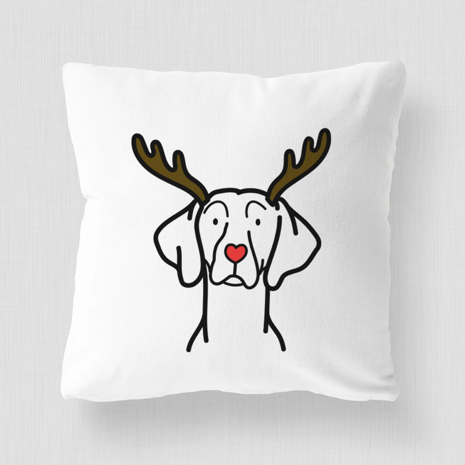 Love Always Weimaraner - Throw Pillow Cover - Image 4