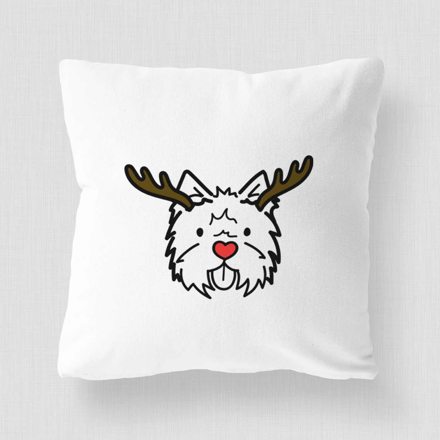 Love Always West Highland Terrier - Throw Pillow Cover - Image 4