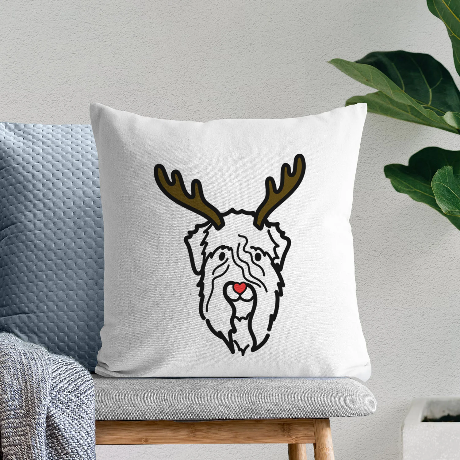 Love Always Soft Coated Wheaten Terrier - Throw Pillow Cover - Image 8