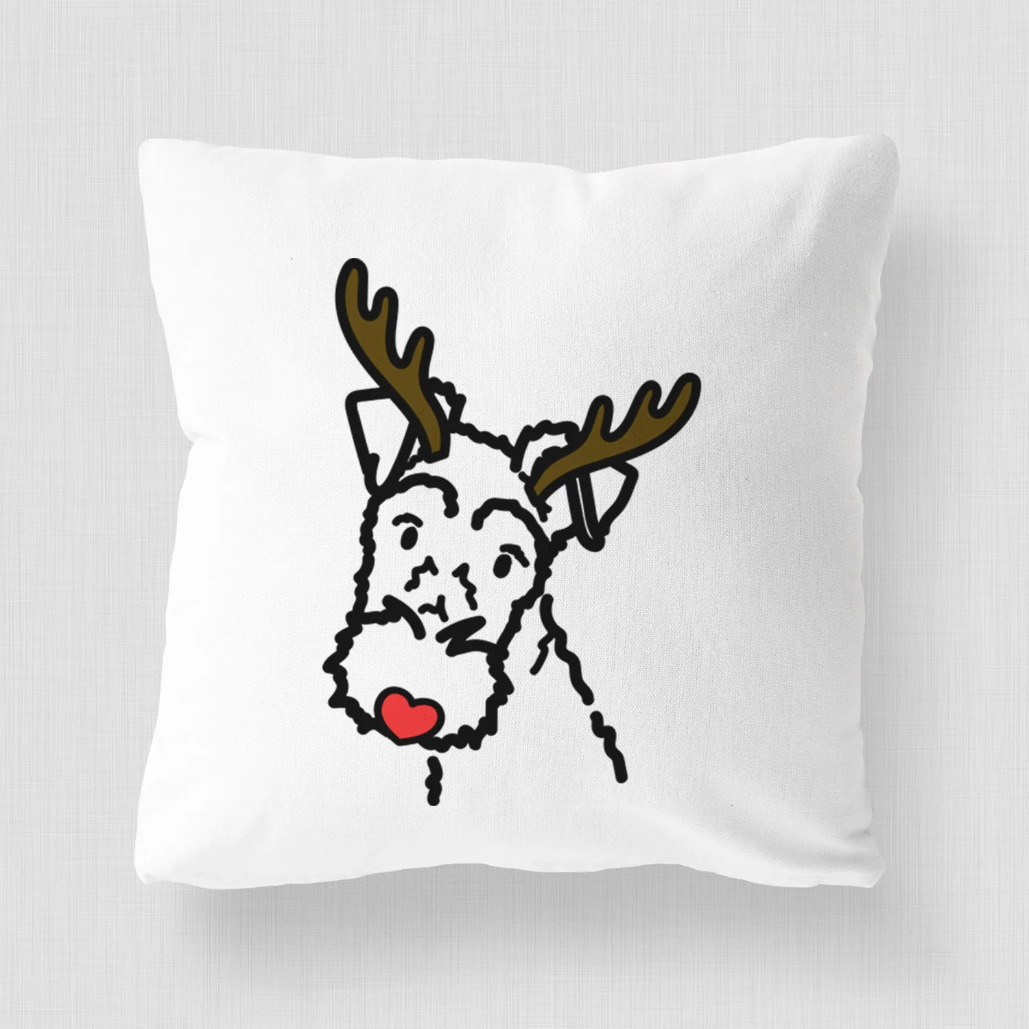 Love Always Wire Fox Terrier - Throw Pillow Cover - Image 4