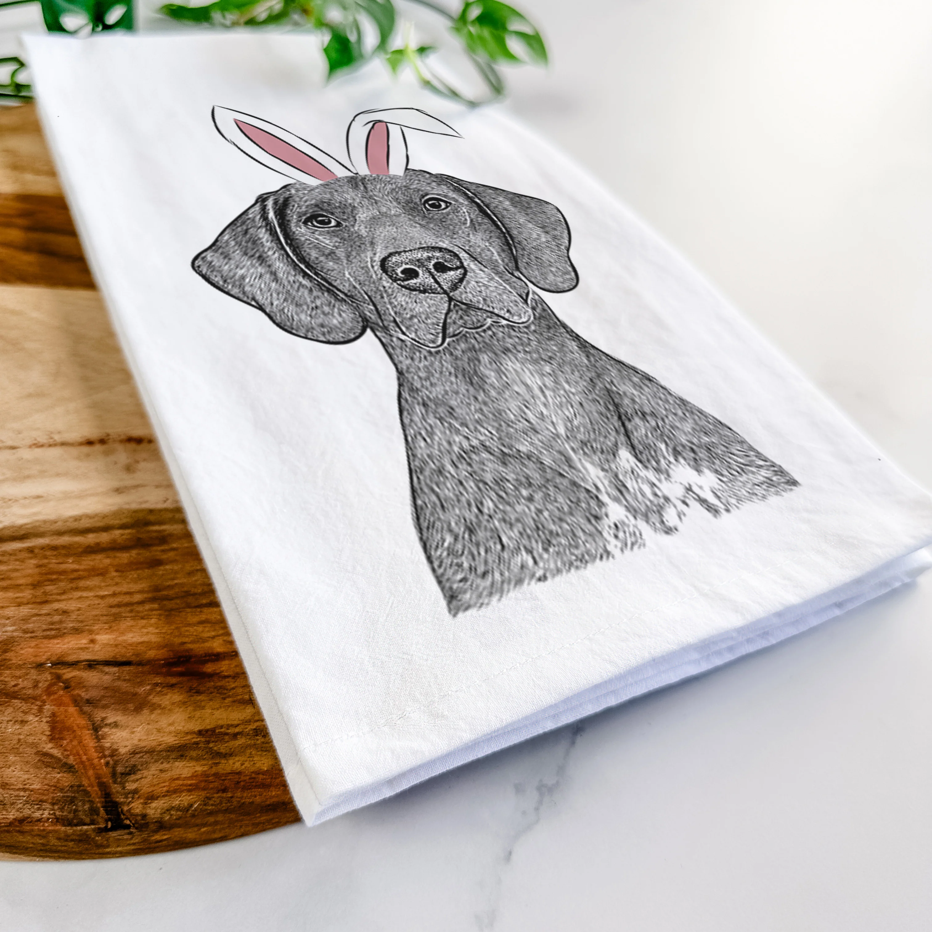 Lucifer the German Shorthaired Pointer Tea Towel - Image 14