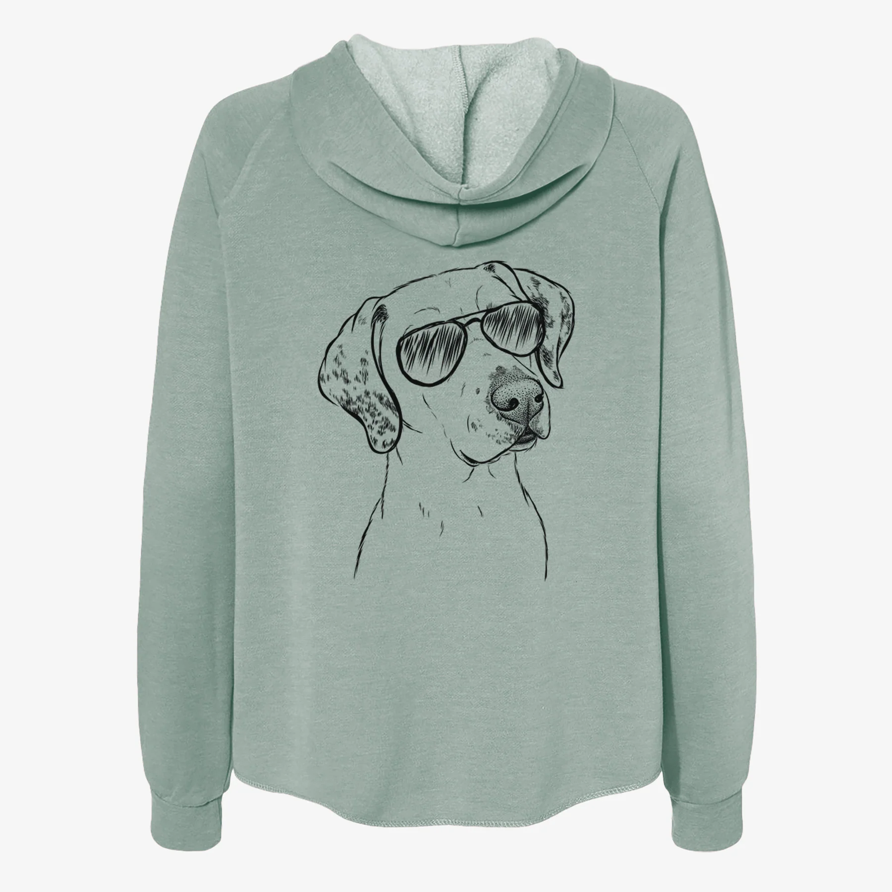 Lucky the Dalmatian - Women's Cali Wave Zip-Up Sweatshirt - Image 7