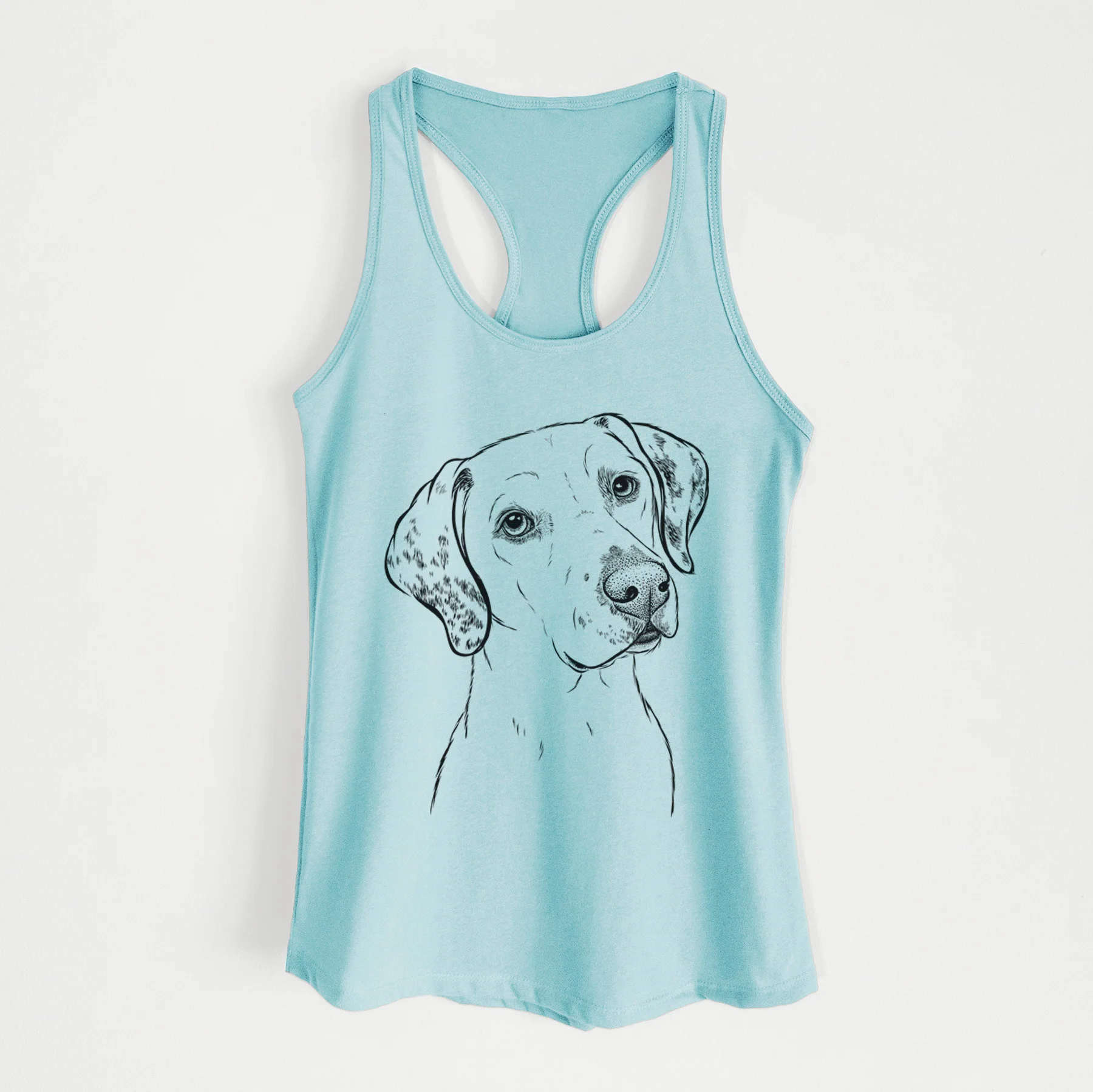 Lucky the Dalmatian - Women's Racerback Tanktop - Image 2