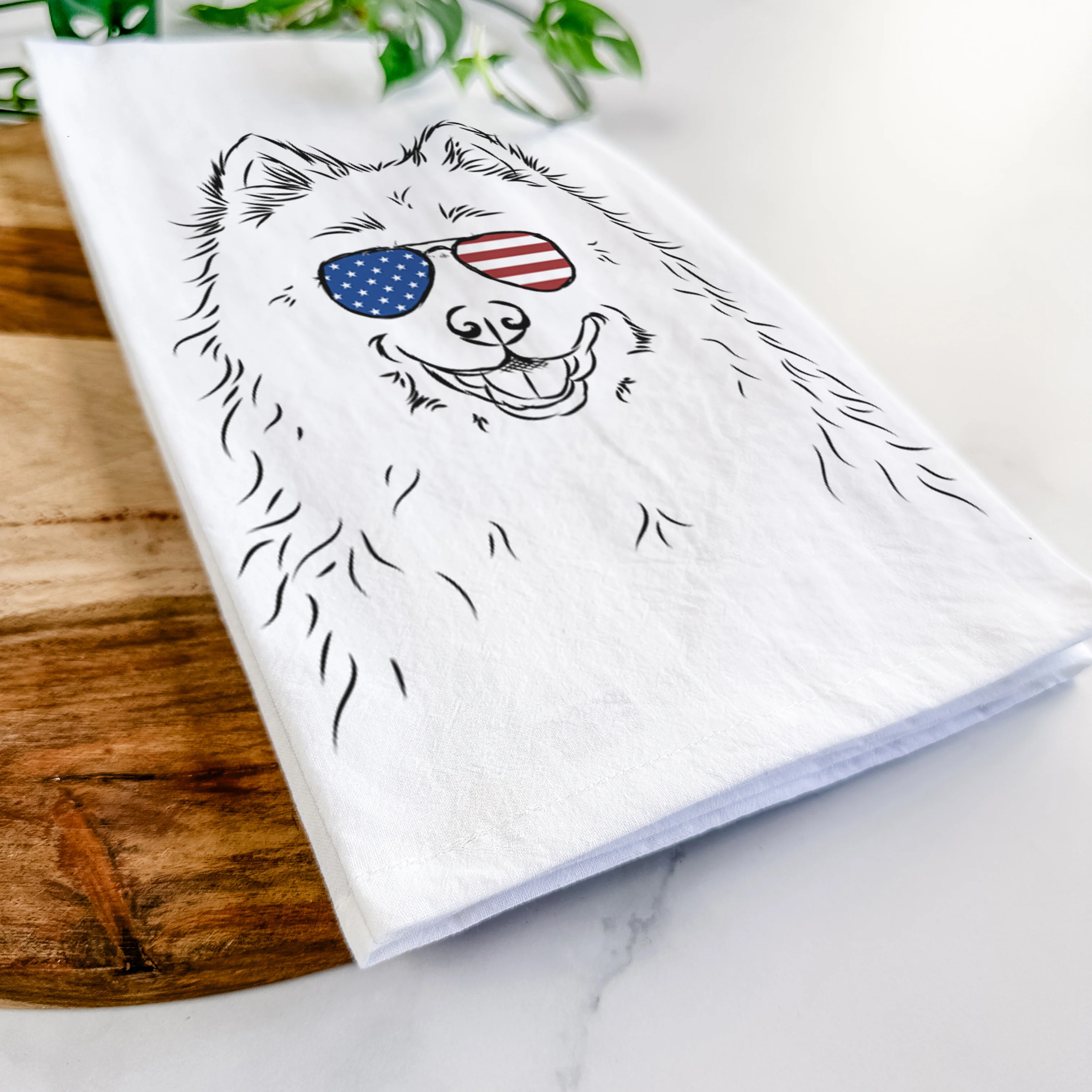 Luka the Samoyed Tea Towel - Image 12