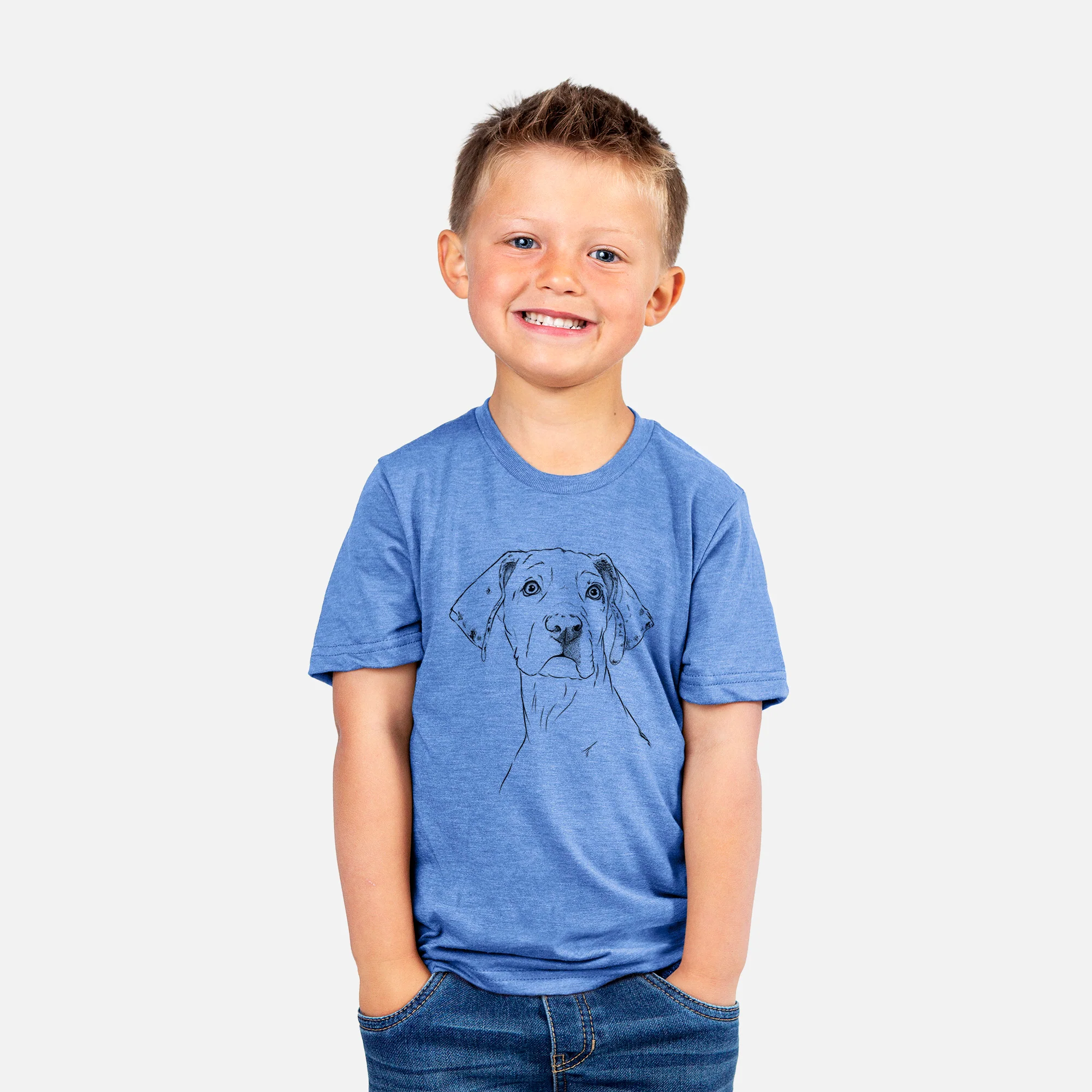 Bare Lumen the Special Needs Great Dane - Kids/Youth/Toddler Shirt - Image 4
