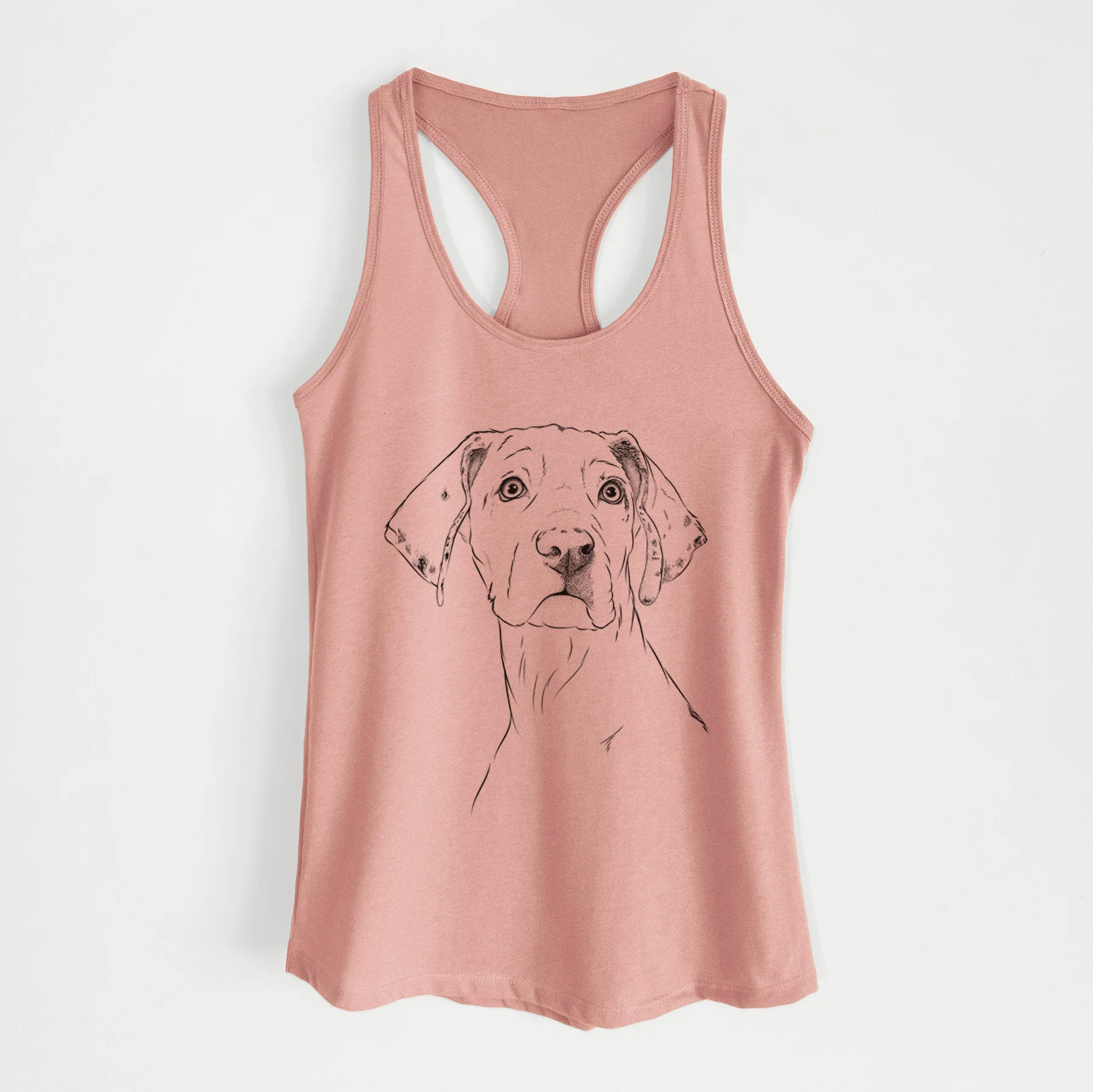 Lumen the Special Needs Great Dane - Women's Racerback Tanktop - Image 3