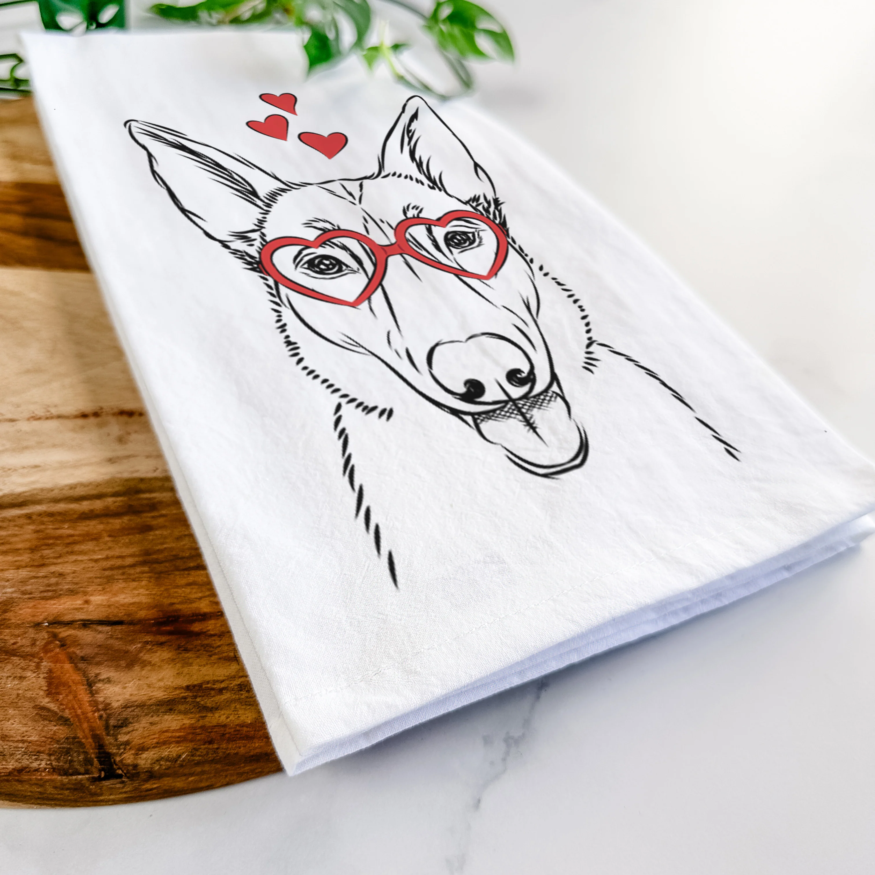 Lyric the Belgian Malinois Tea Towel - Image 7
