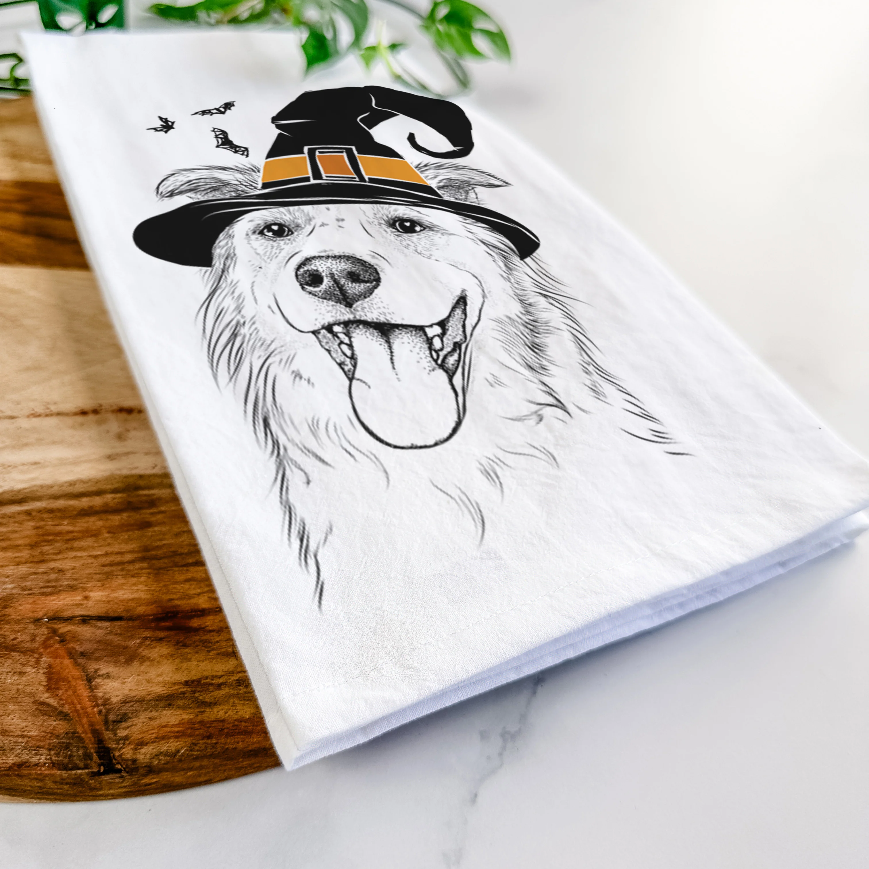 Macaroni the Border Collie Tea Towel - Image 8