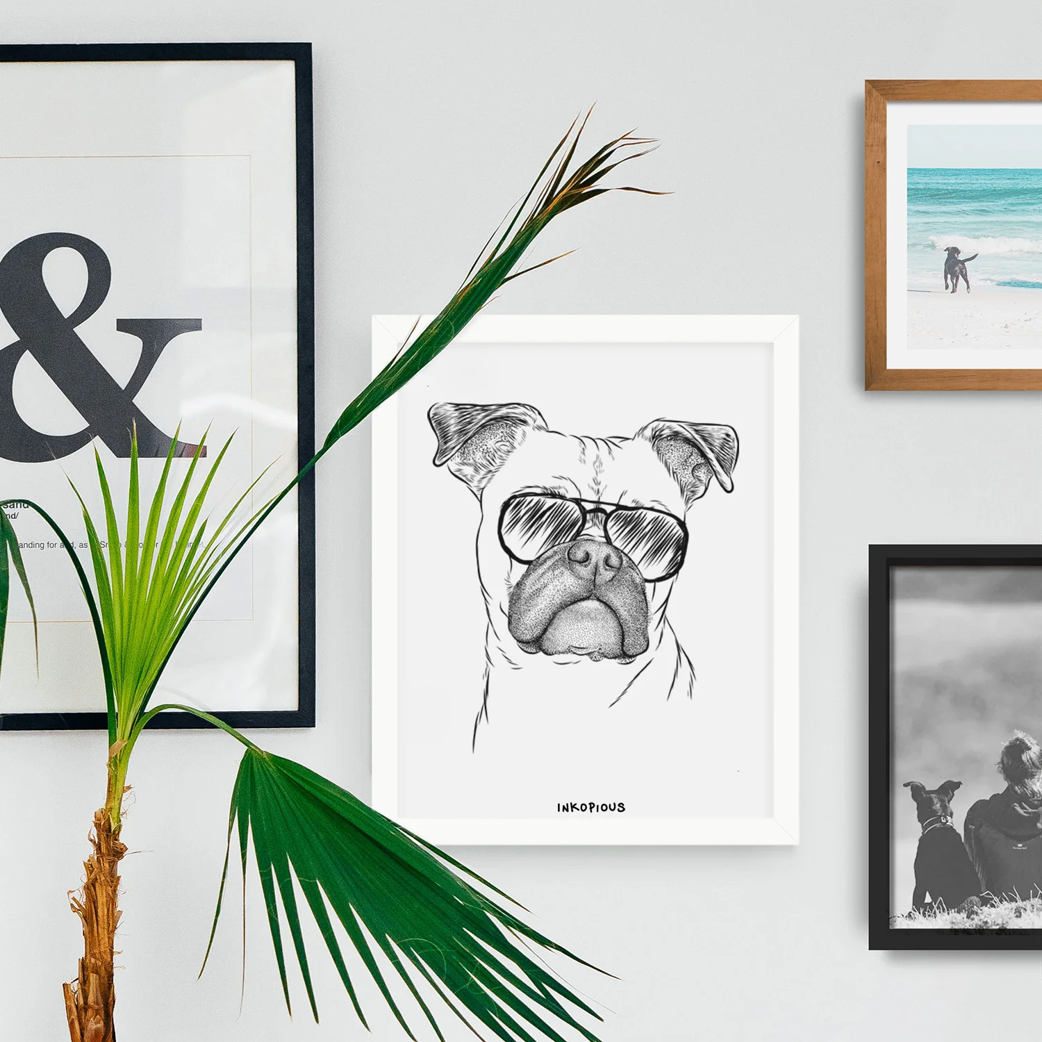 Mack the Bugg (Boston Terrier/Pug) Art Print - Image 10