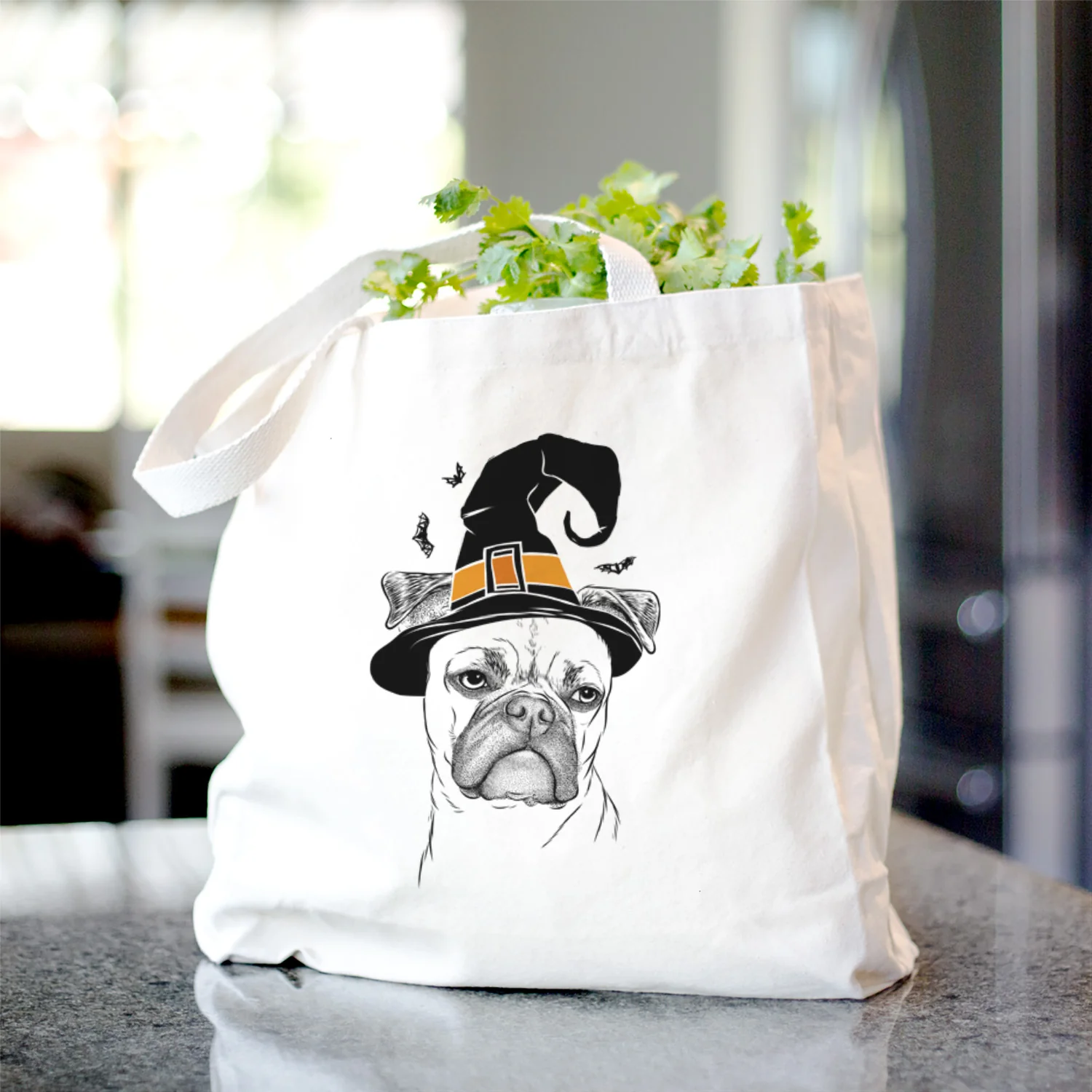 Mack the Bugg (Boston Terrier/Pug) - Tote Bag - Image 7