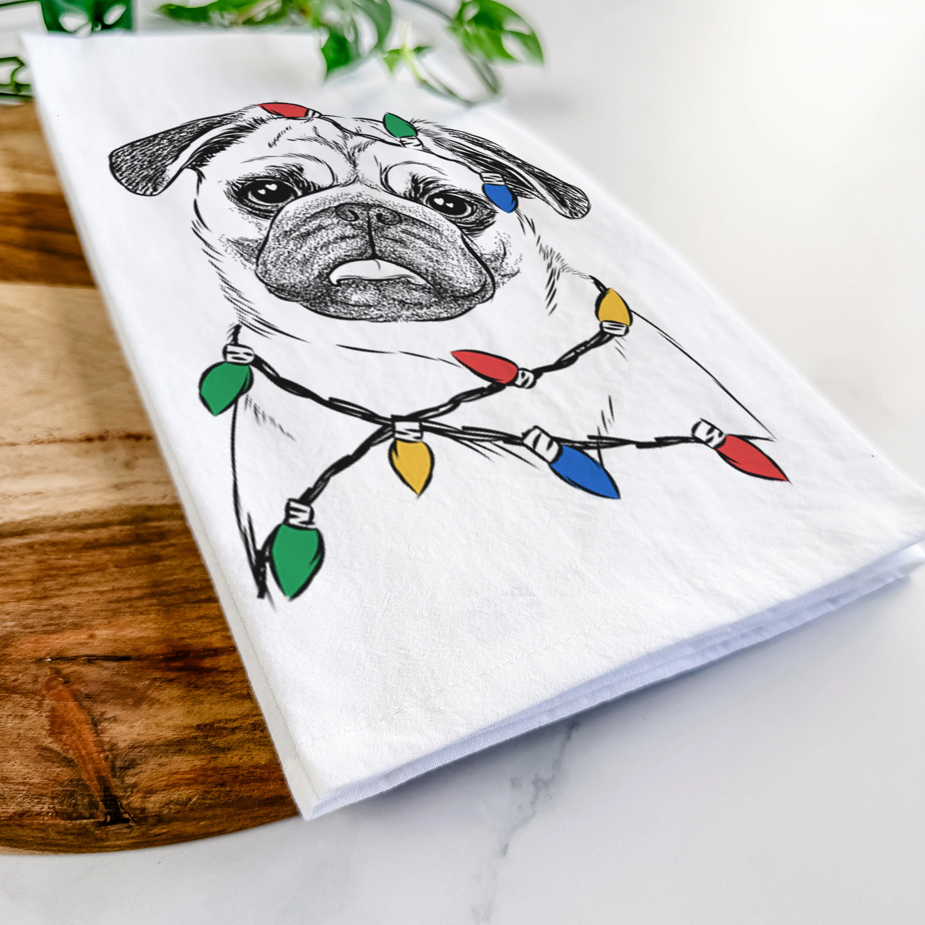 Macy the Pug Tea Towel - Image 10