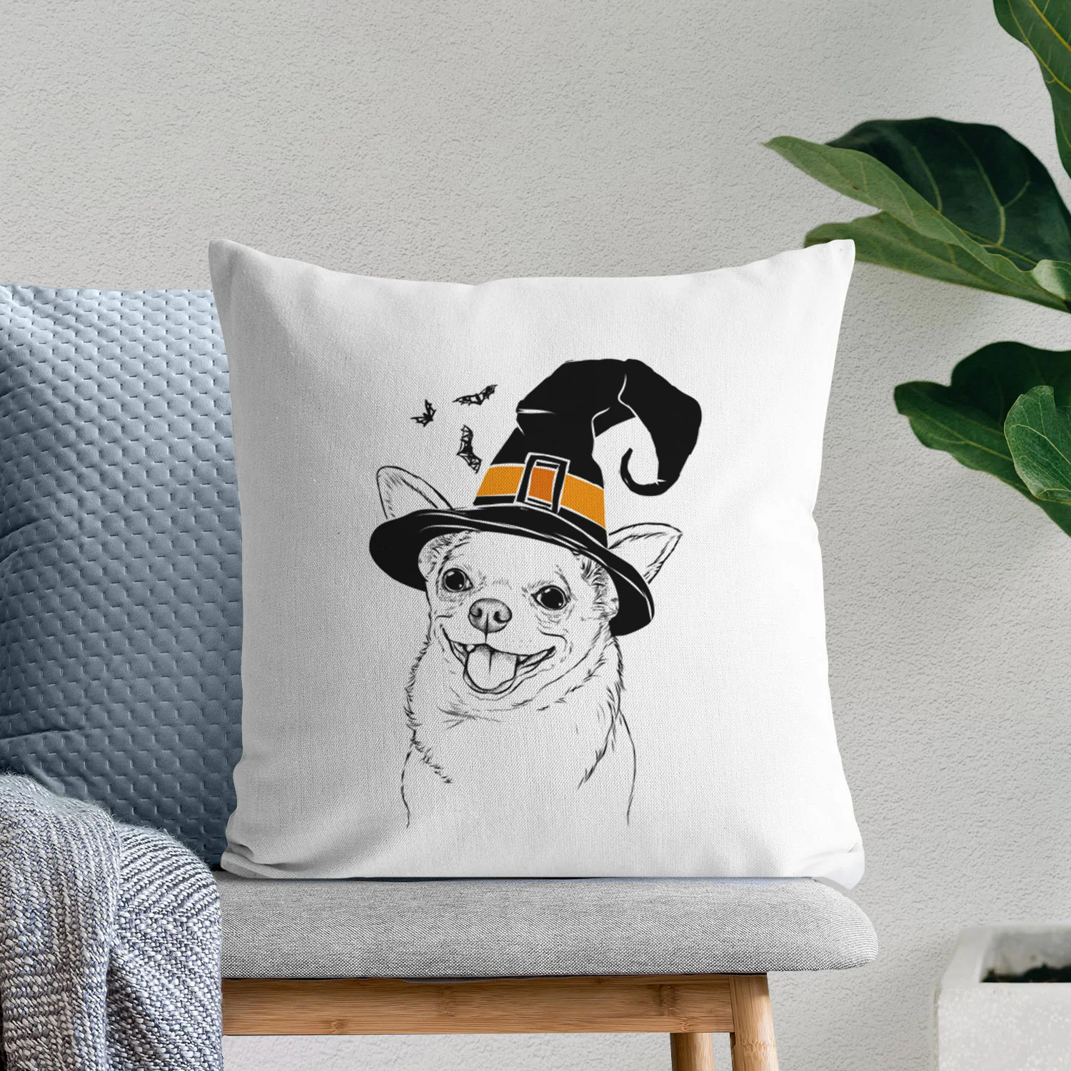 Maddison Pearl the Chihuahua - Throw Pillow Cover - Image 8