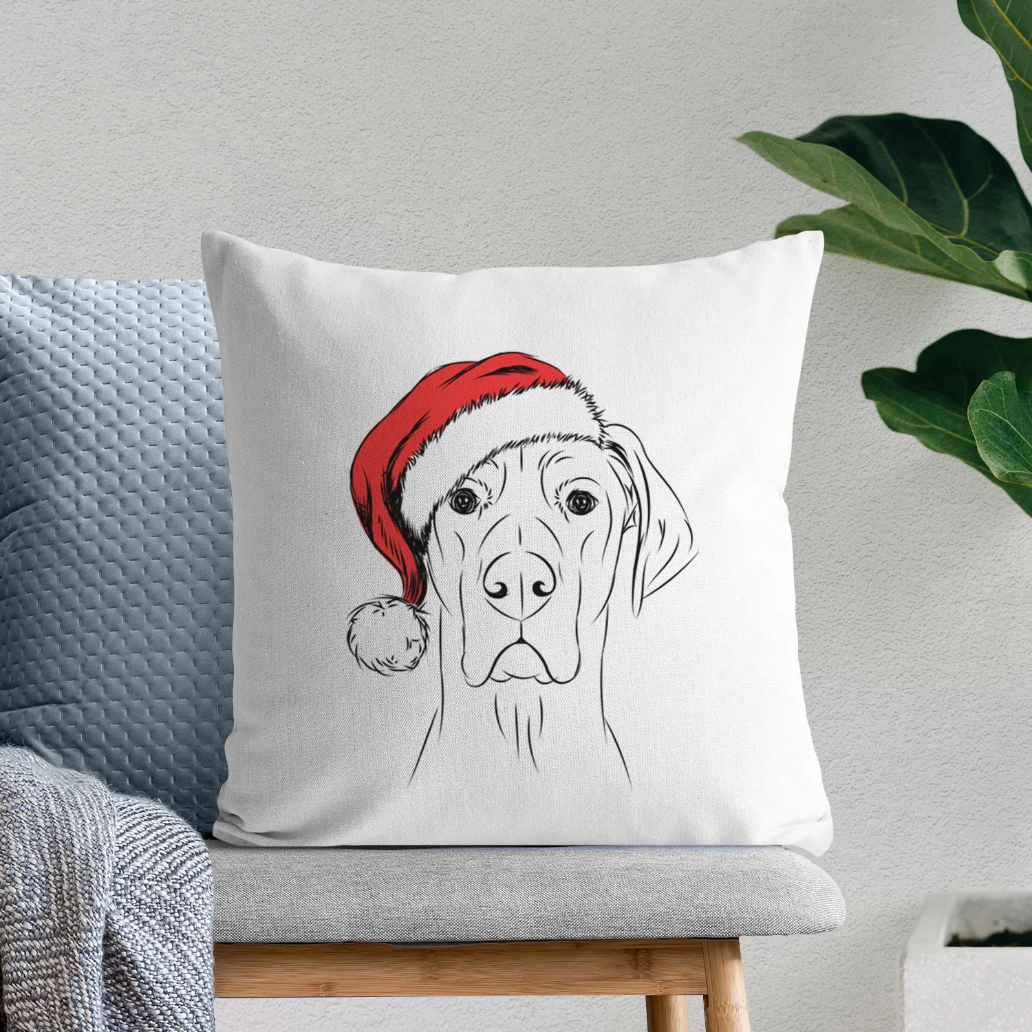 Maddox the Great Dane - Throw Pillow Cover - Image 10