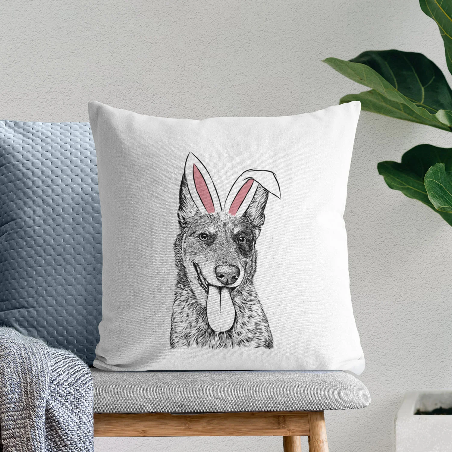 Madison the Blue Heeler - Throw Pillow Cover - Image 11