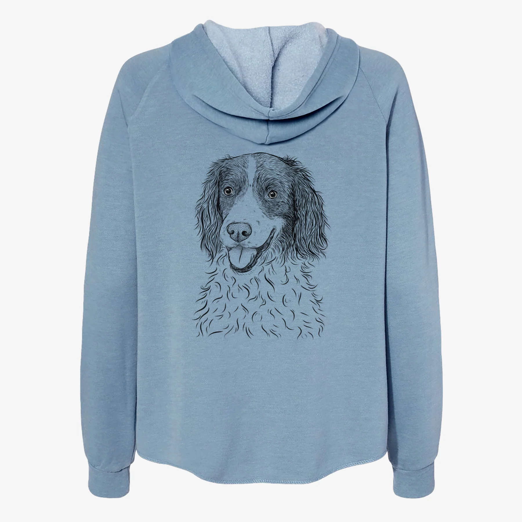 Maggie the Springer Spaniel - Women's Cali Wave Zip-Up Sweatshirt - Image 6