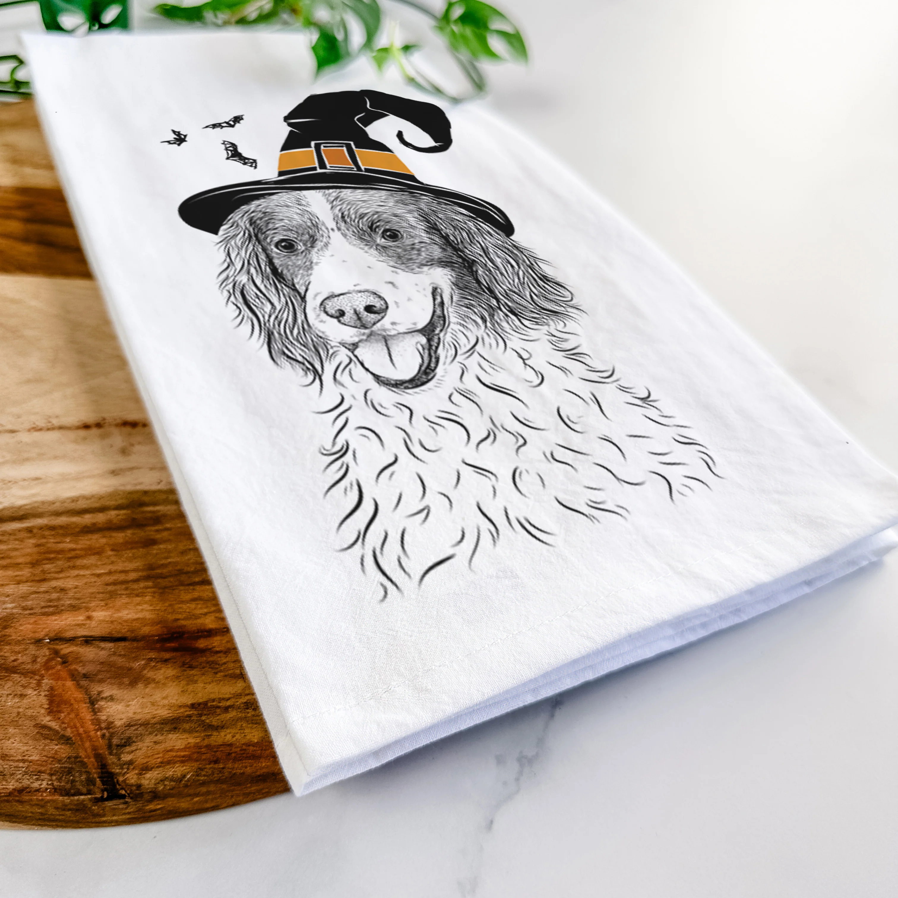 Maggie the Springer Spaniel Tea Towel - Image 8