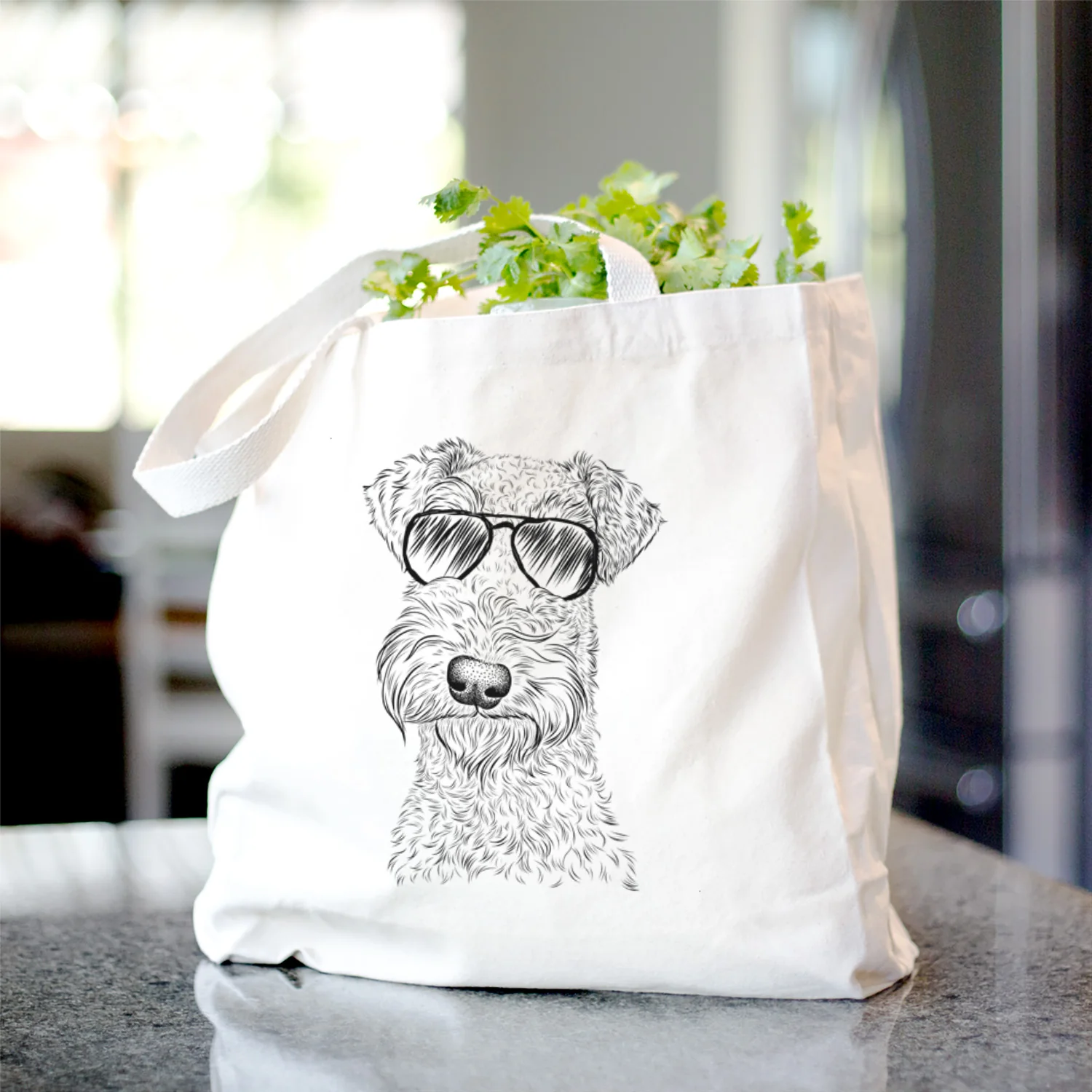Roc Haven Maggie May the Airedale Terrier - Tote Bag - Image 2