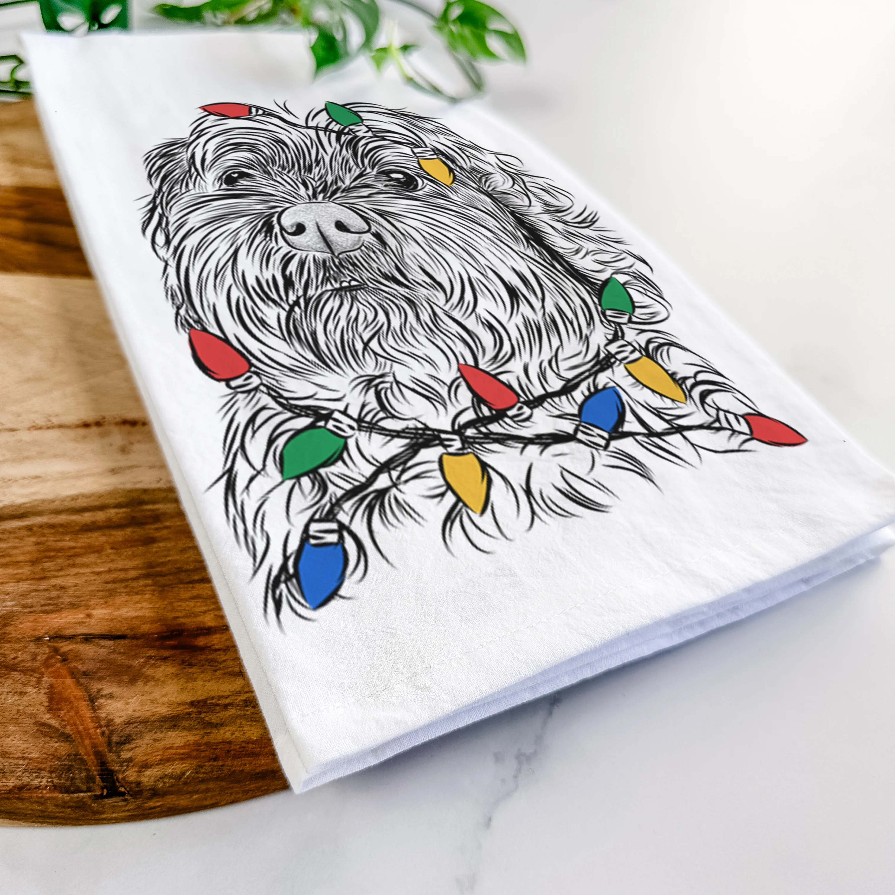 Maggie Girl the Cockapoo Tea Towel - Image 10