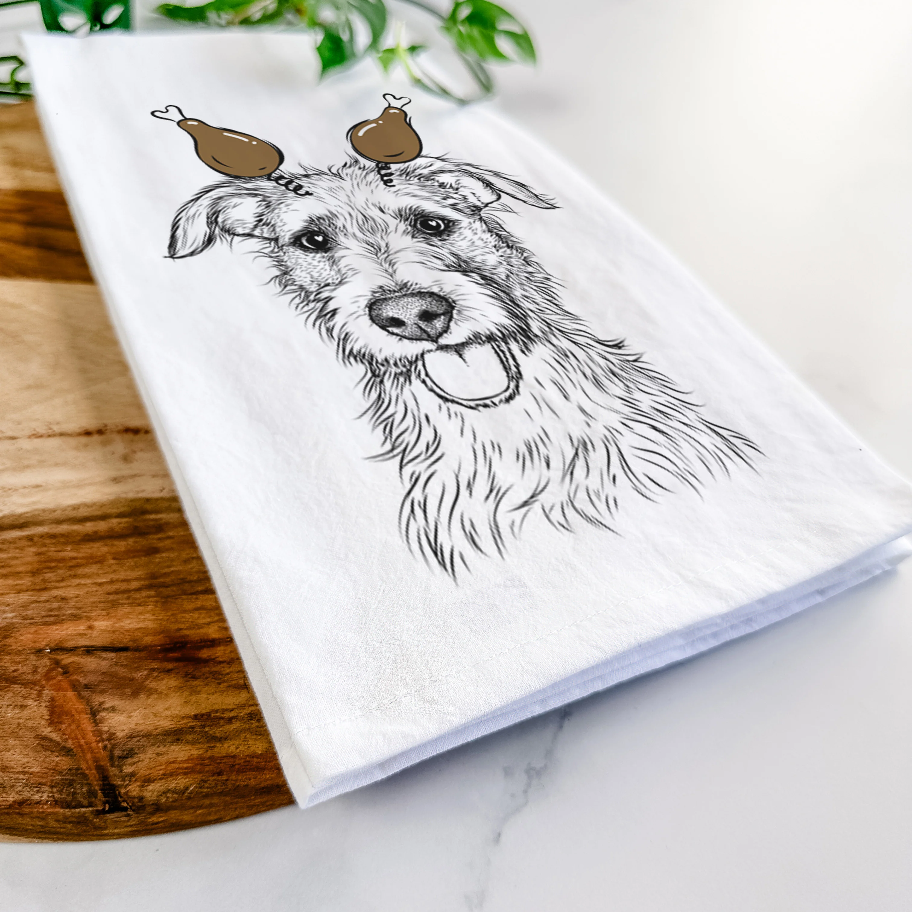 Maggie the Terrier Mix Tea Towel - Image 11