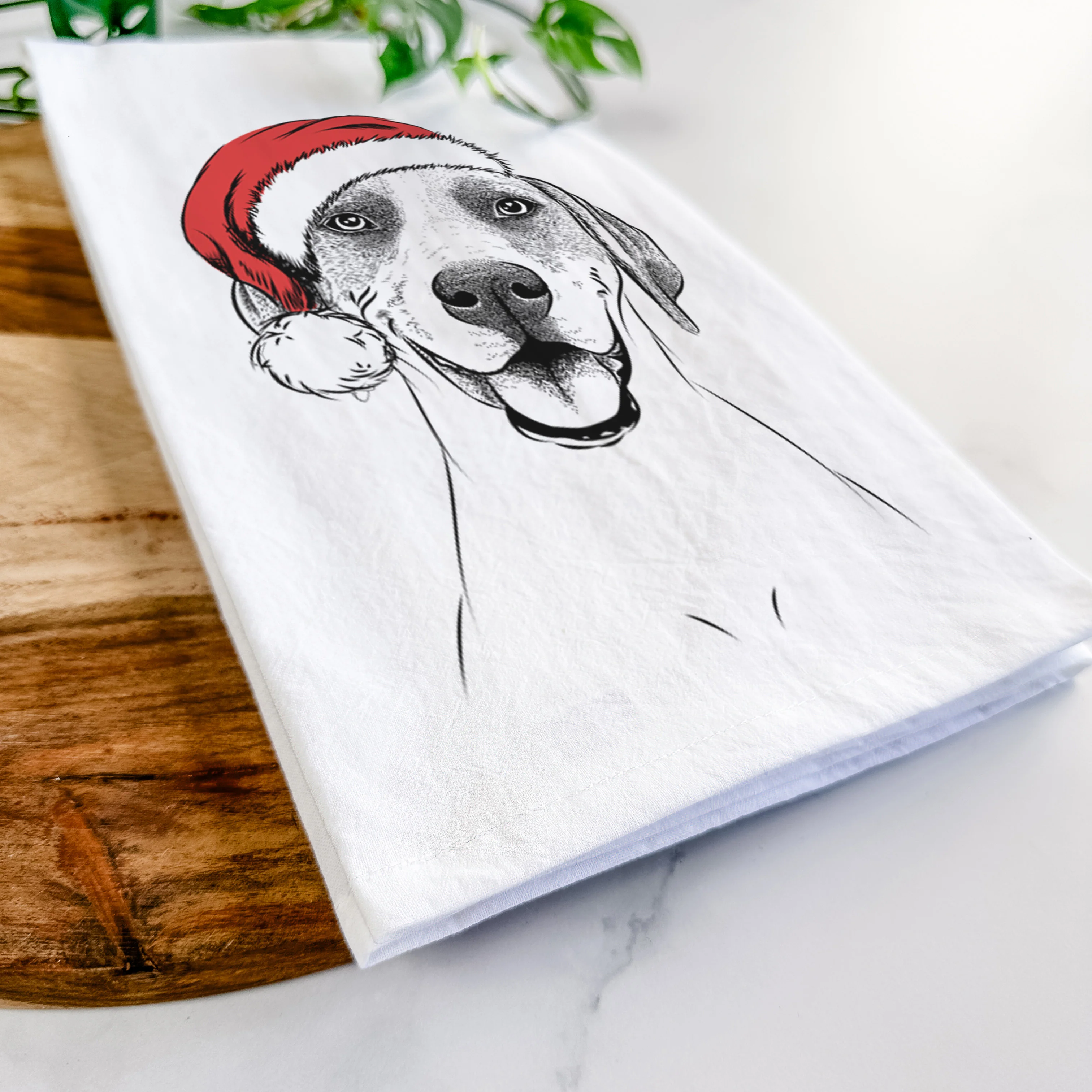 Maggie the Treeing Walker Coonhound Tea Towel - Image 9