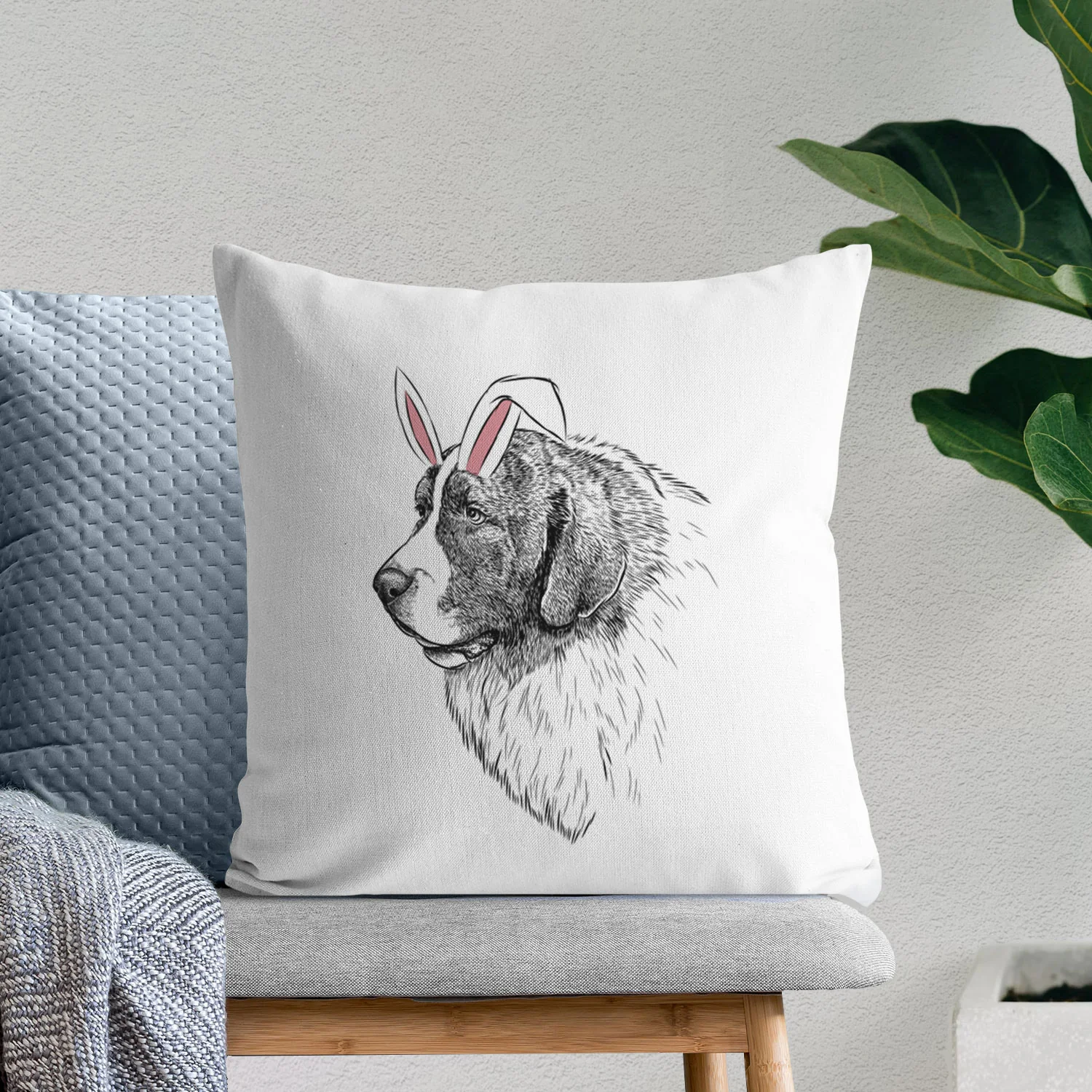 Magnus the Pyrenean Mastiff - Throw Pillow Cover - Image 11