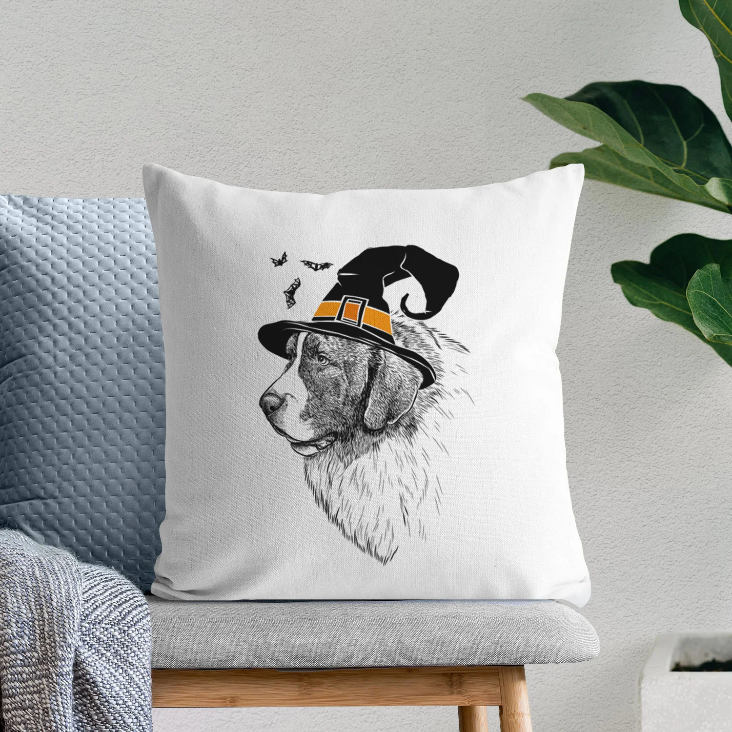 Magnus the Pyrenean Mastiff - Throw Pillow Cover - Image 8