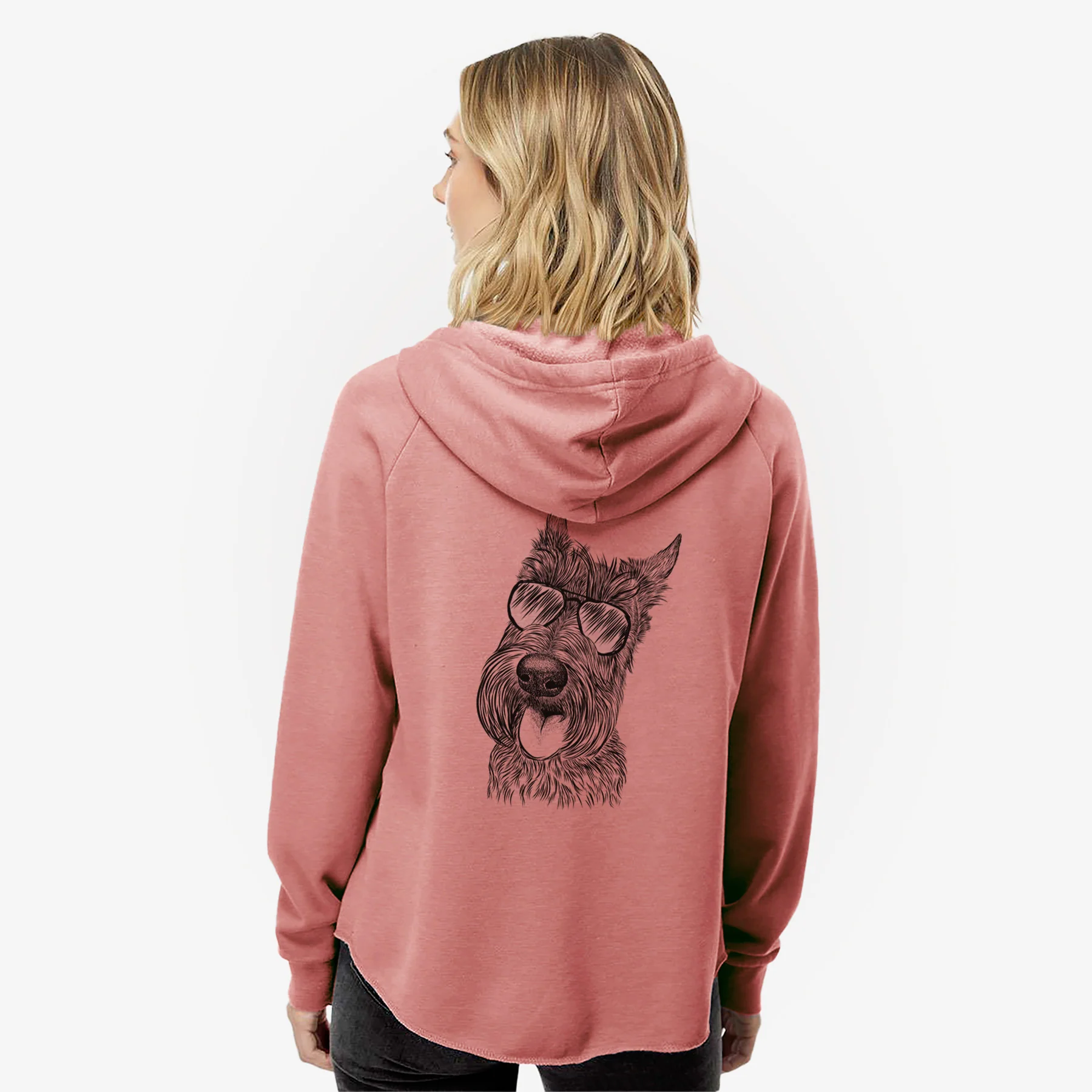 Magnus the Scottish Terrier - Women's Cali Wave Zip-Up Sweatshirt - Image 8