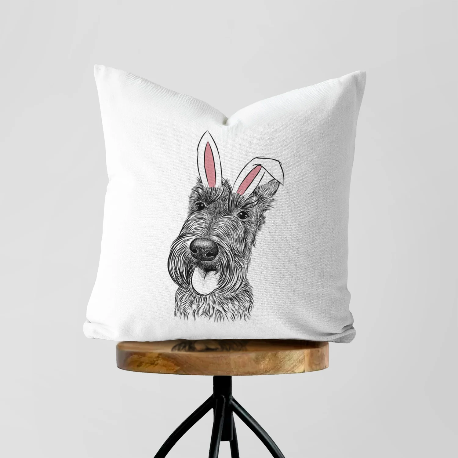 Magnus the Scottish Terrier - Throw Pillow Cover - Image 5