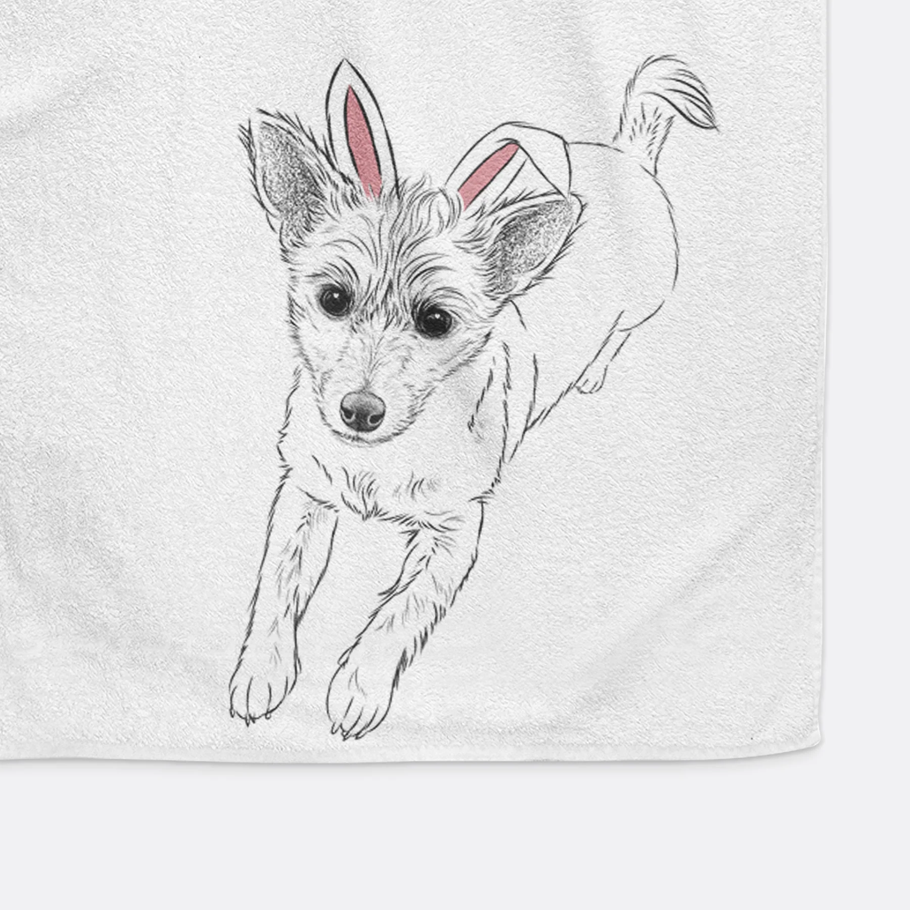 Maisie the Terrier Mix Premium Hand Towel - Image 15