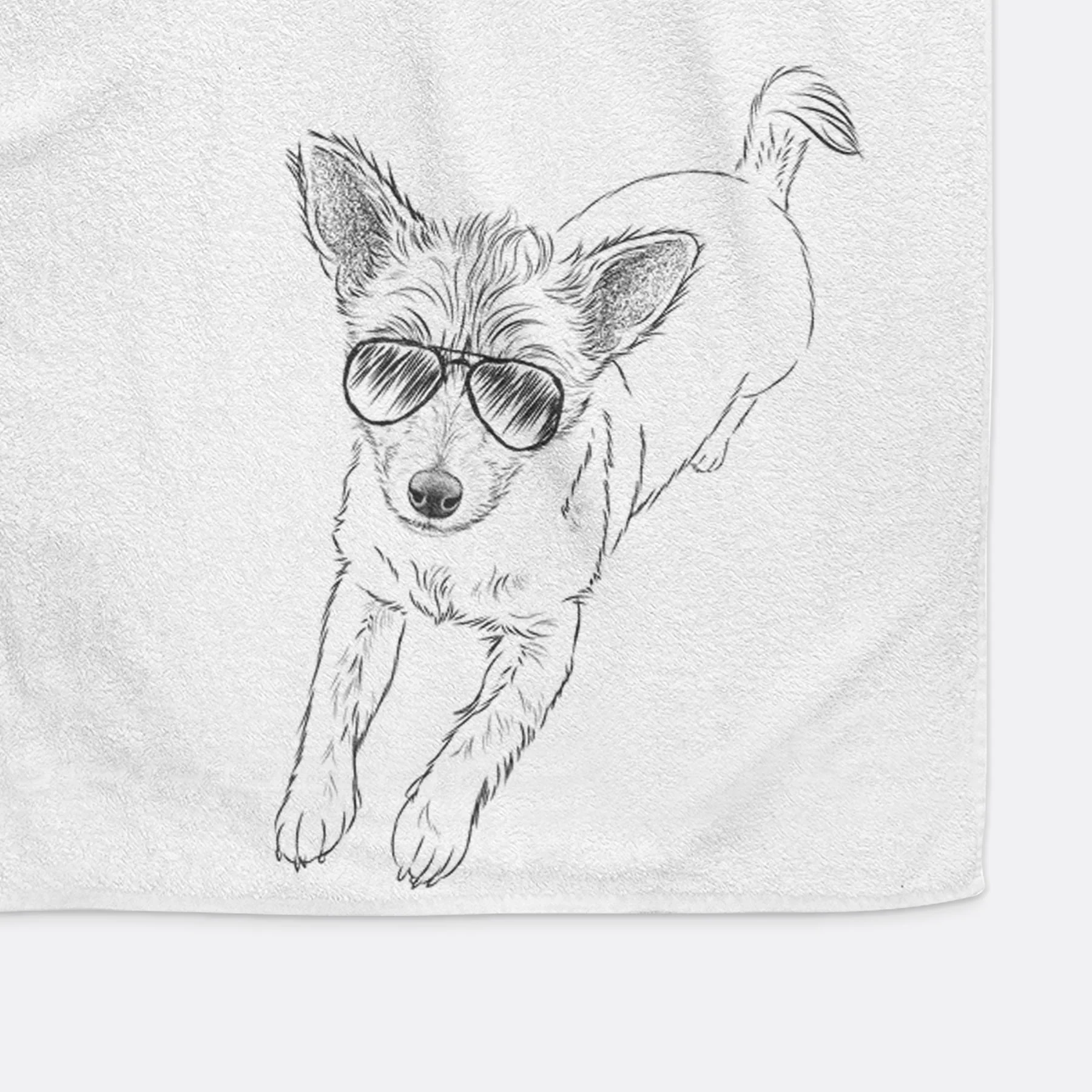 Maisie the Terrier Mix Premium Hand Towel - Image 8