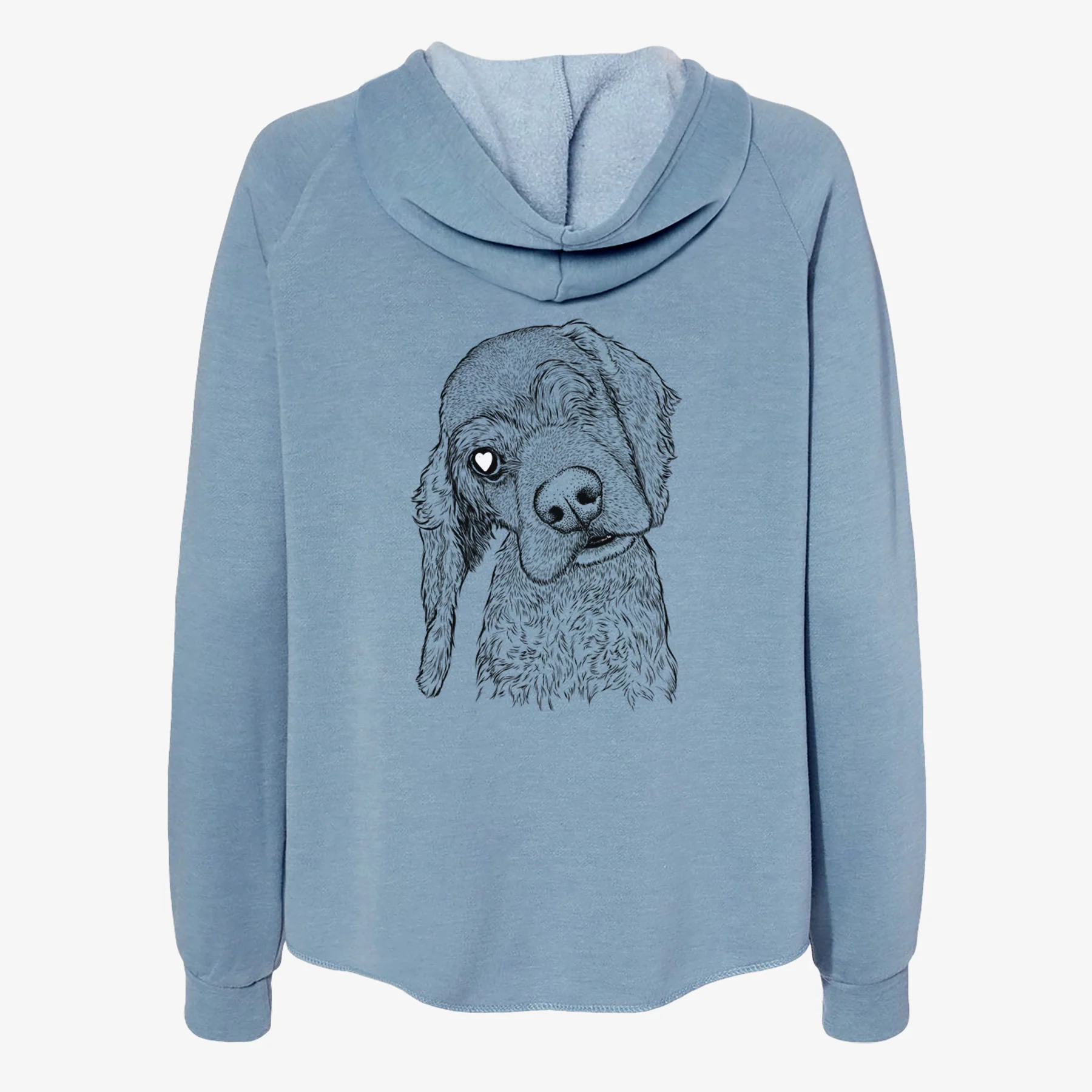 Mambo #5 the Cocker Spaniel - Women's Cali Wave Zip-Up Sweatshirt - Image 6