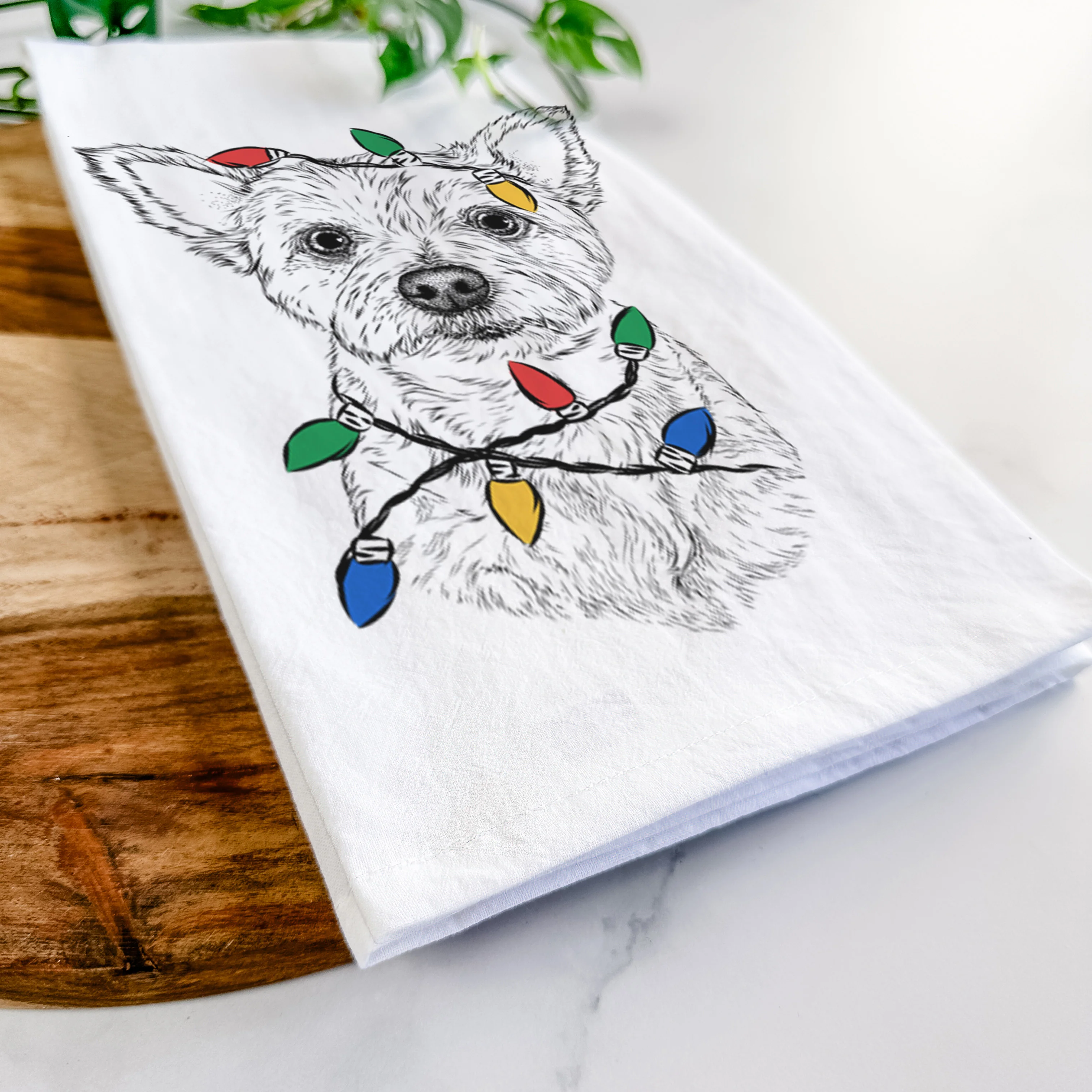 Mango the Yorker Cairn Terrier Mix Tea Towel - Image 10