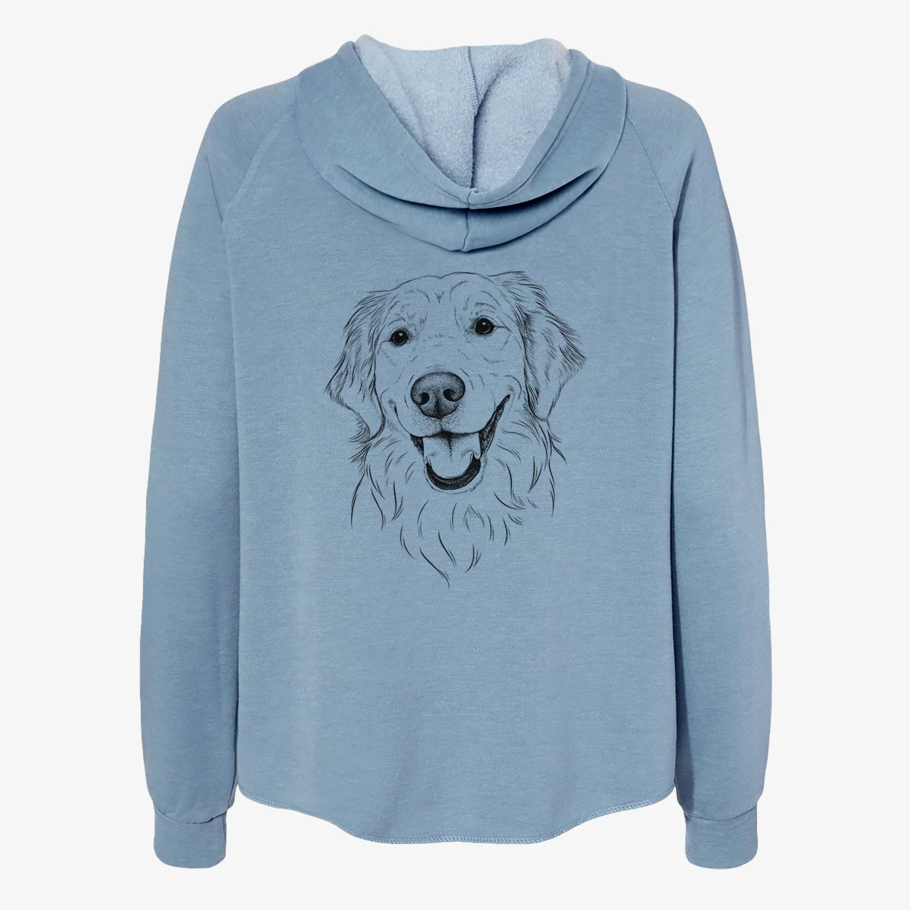 Maple the Golden Retriever - Women's Cali Wave Zip-Up Sweatshirt - Image 6
