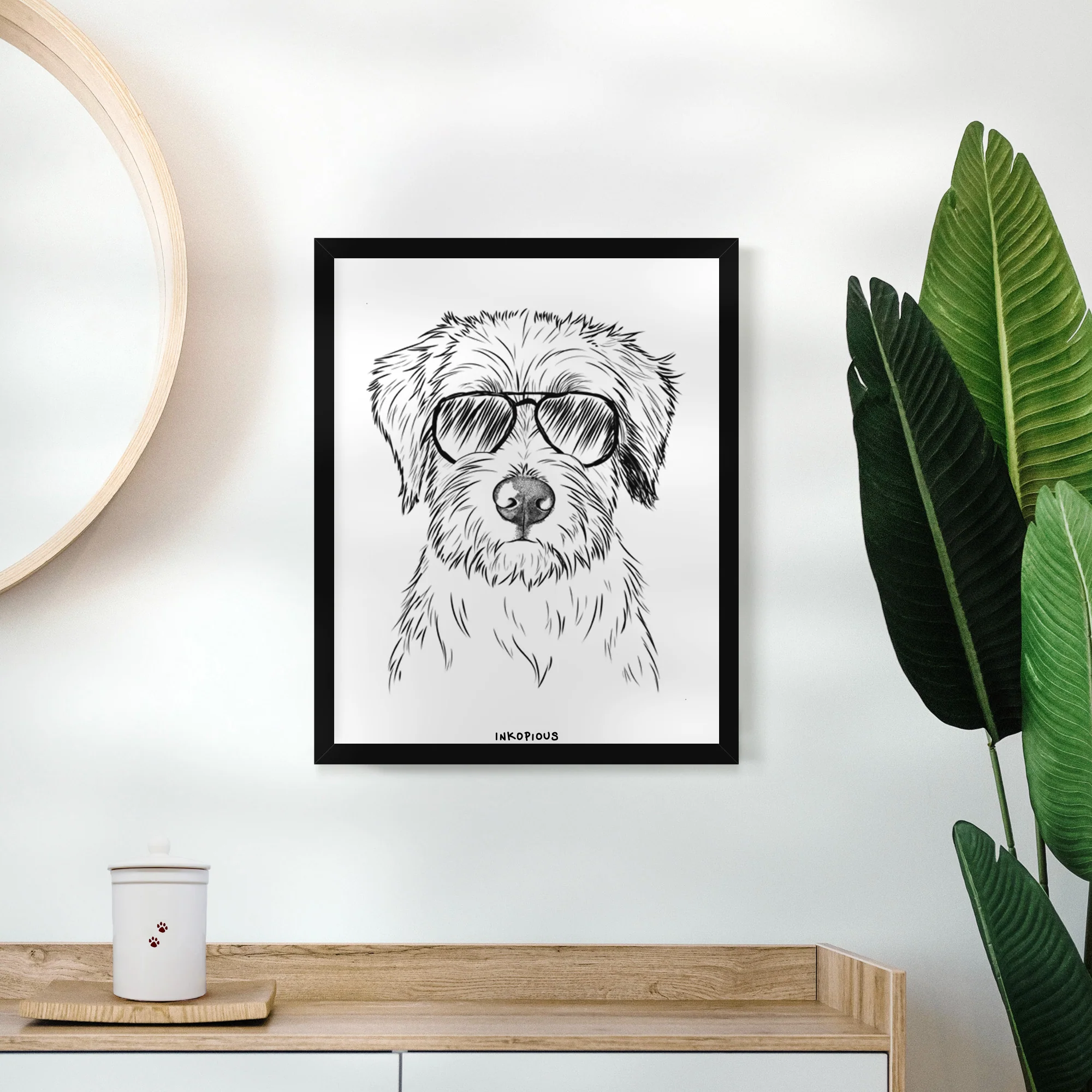 Marek the Bernedoodle Art Print - Image 16