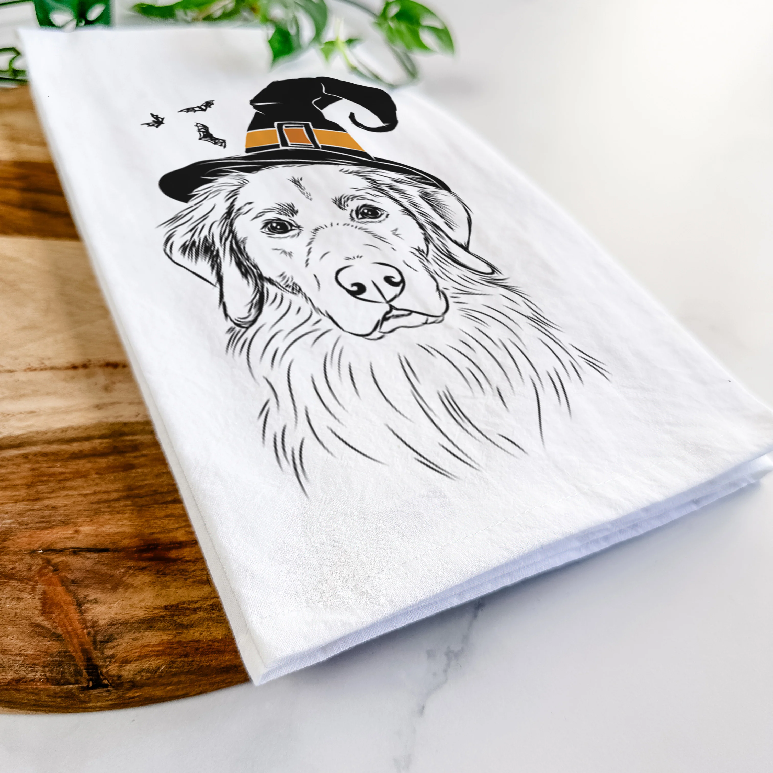 Marley the Golden Retriever Tea Towel - Image 8