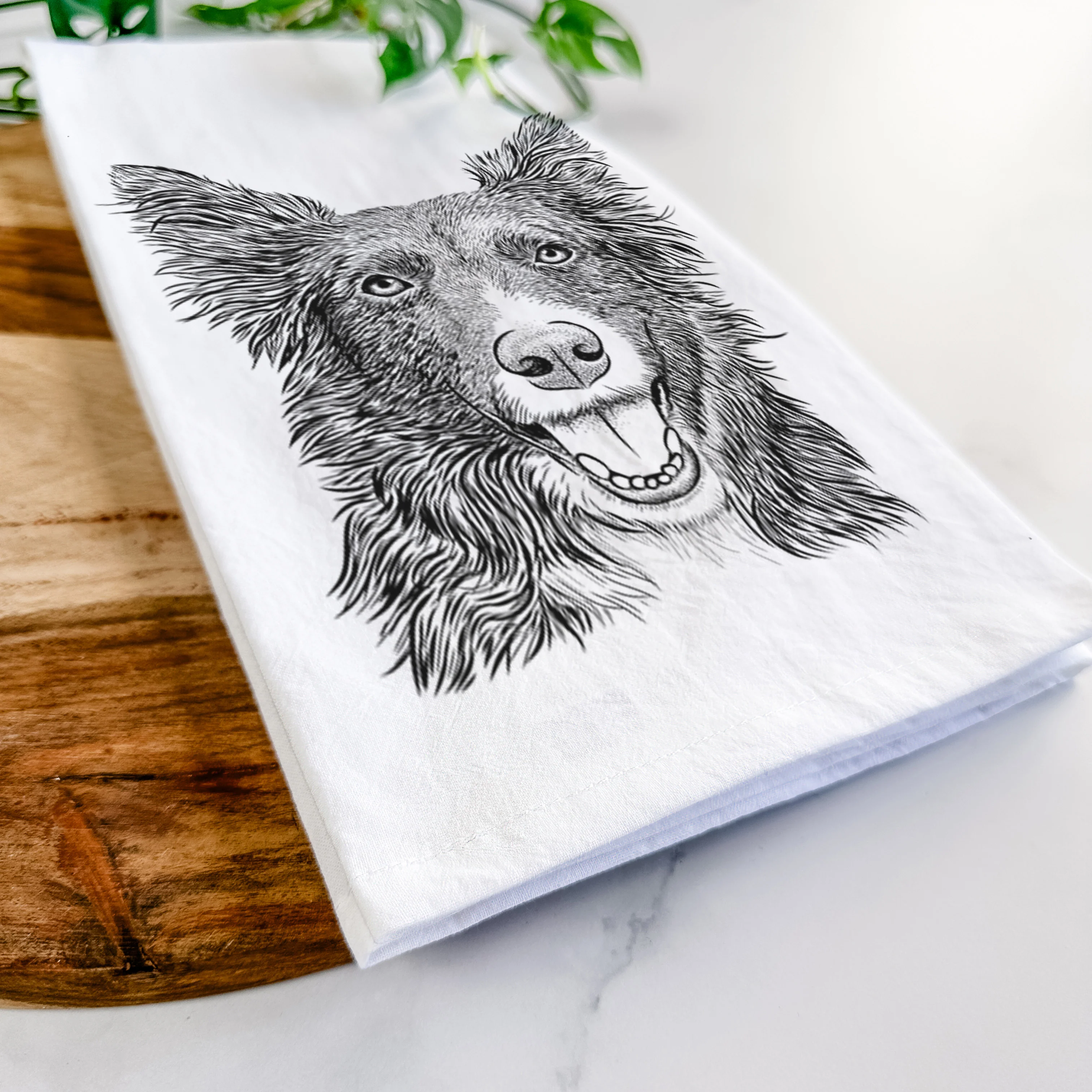 Marti the Border Collie Tea Towel - Image 5