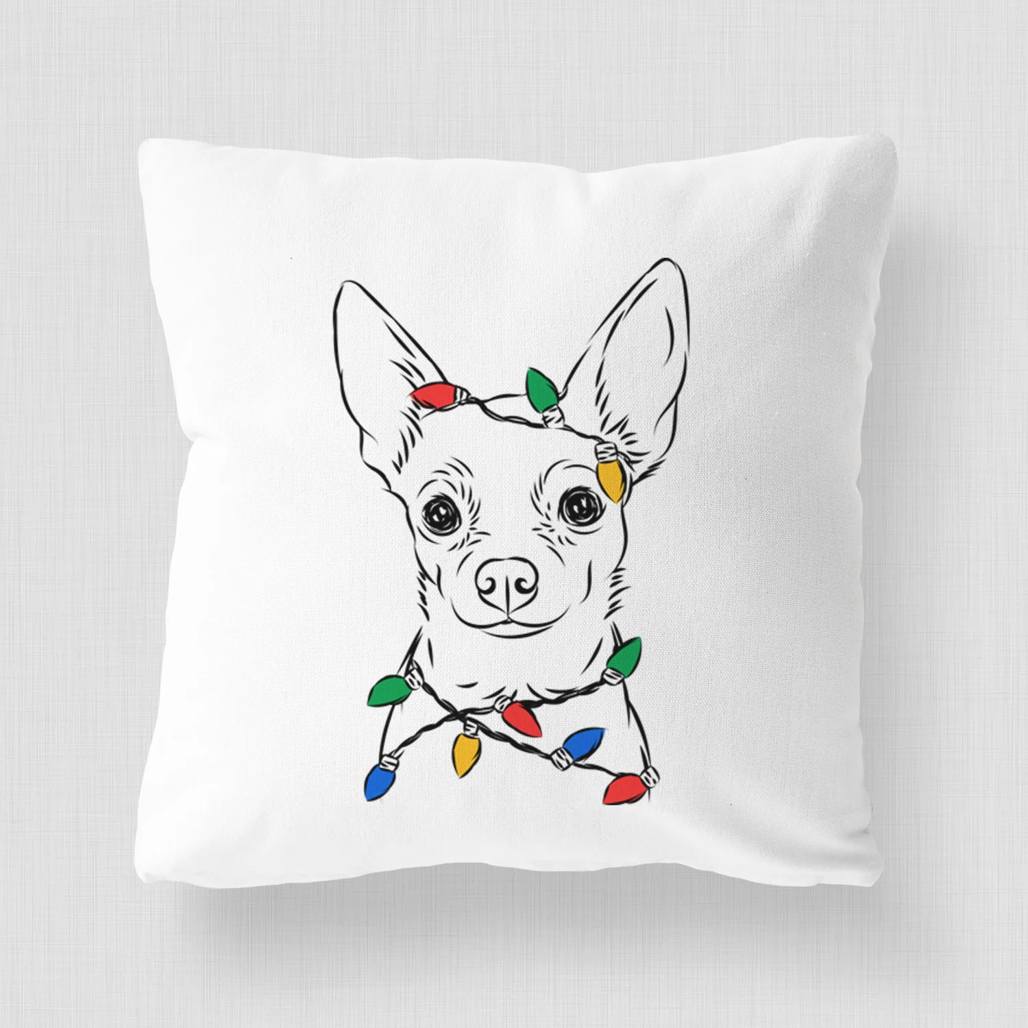 Martini the Chihuahua - Throw Pillow Cover - Image 4