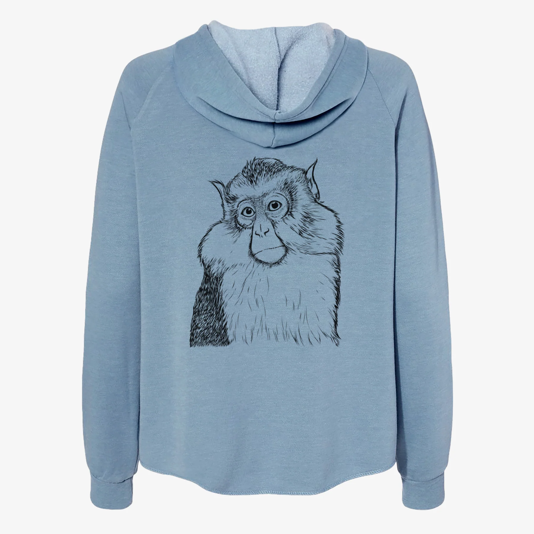 Matata the Mona Monkey - Women's Cali Wave Zip-Up Sweatshirt - Image 6
