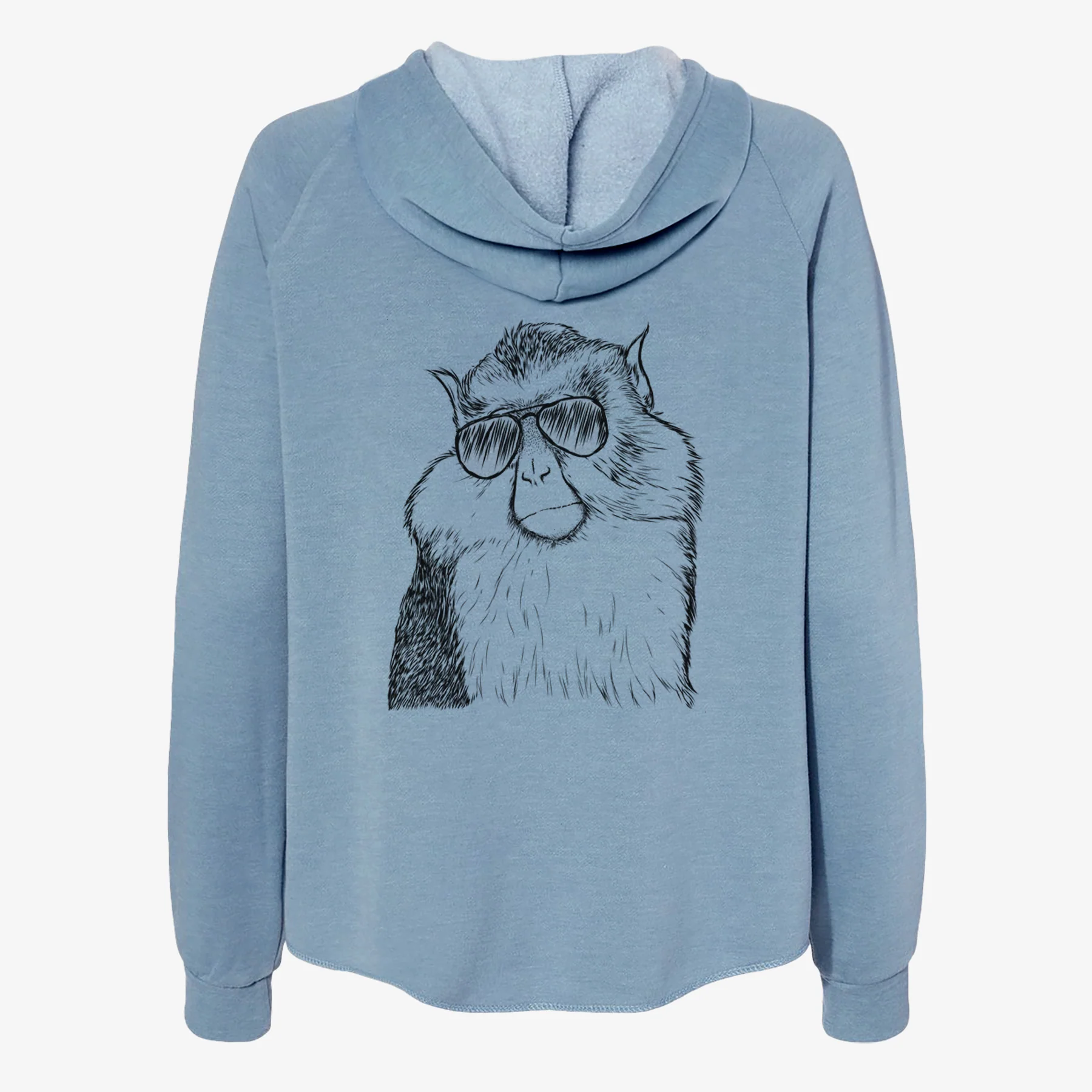 Matata the Mona Monkey - Women's Cali Wave Zip-Up Sweatshirt - Image 9