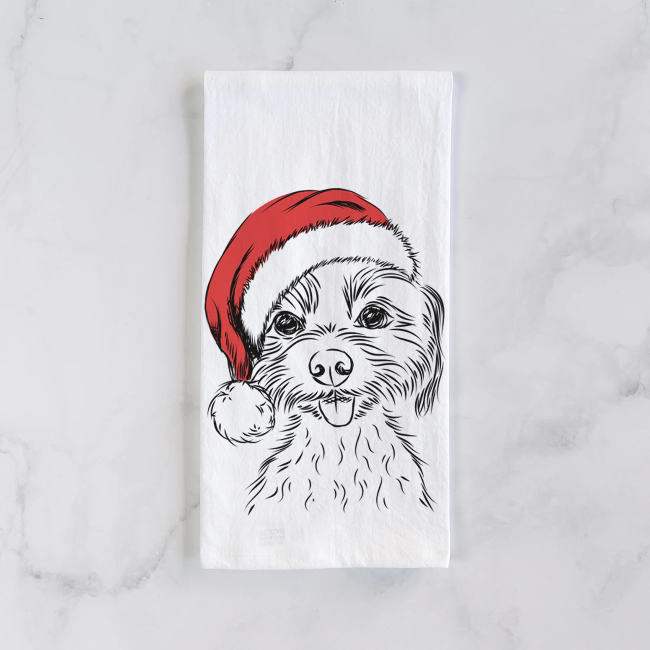 Mater the Yorkshire Terrier Tea Towel - Image 2