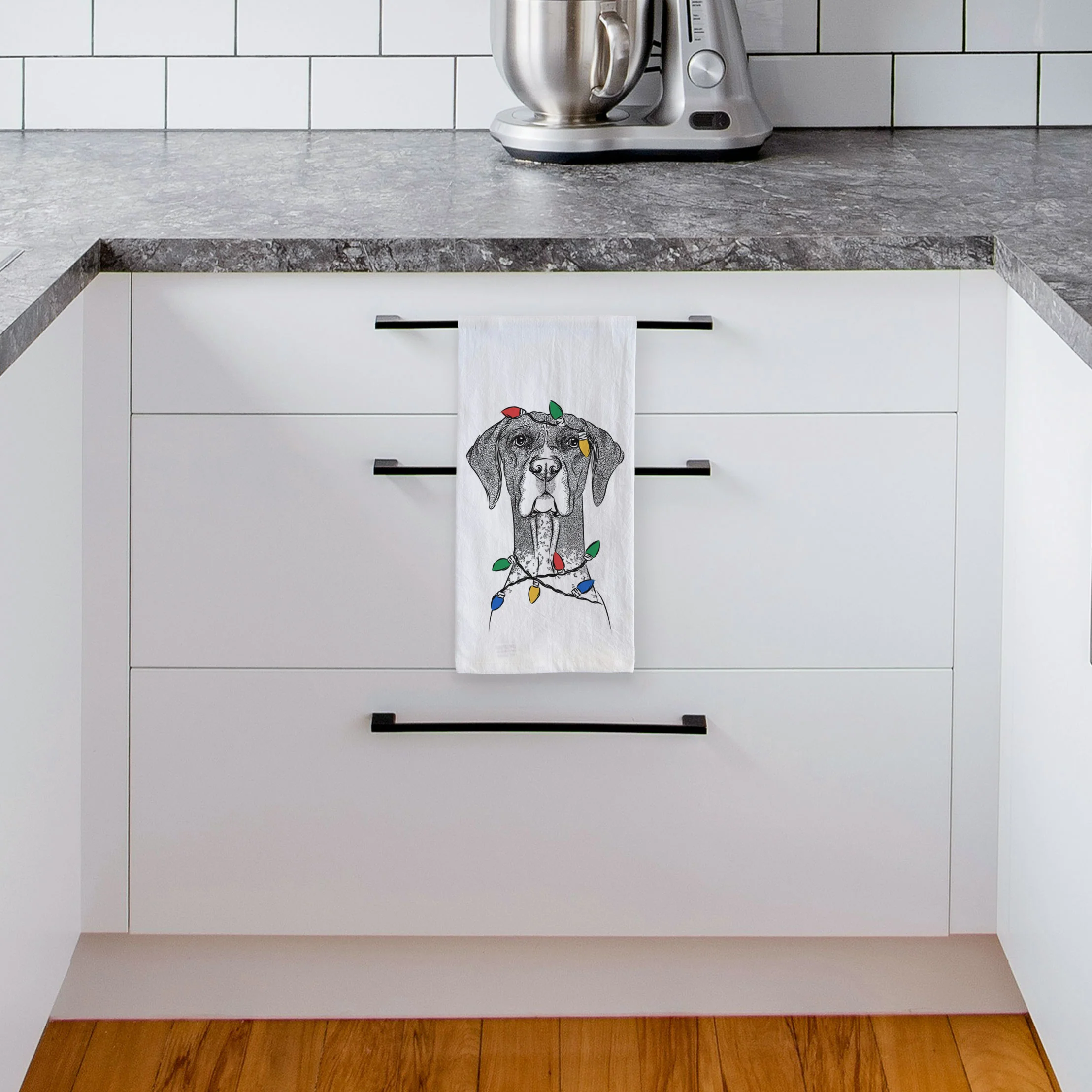 Mattis the German Shorthaired Pointer Tea Towel - Image 4