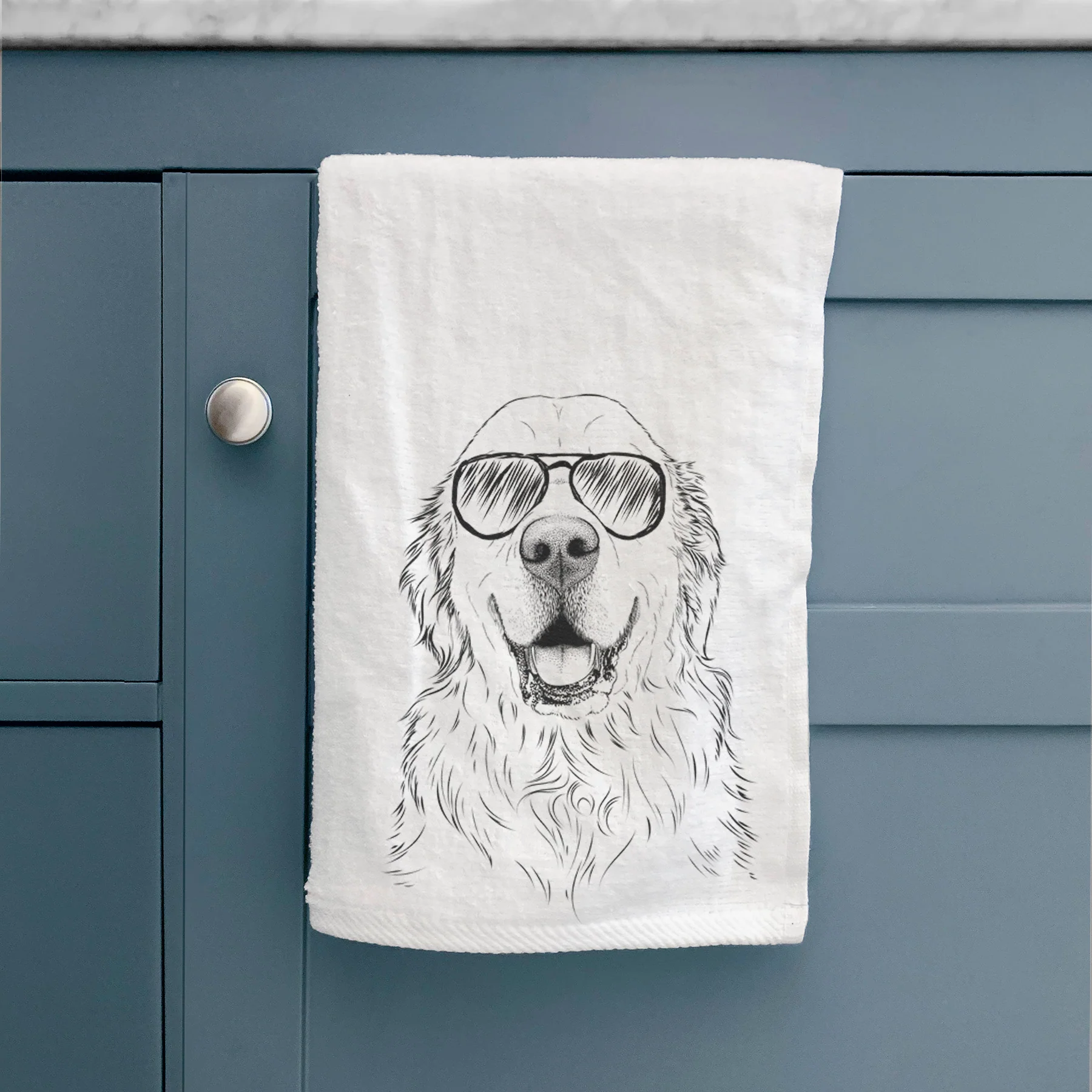 Maximus the Golden Retriever Decorative Hand Towel - Image 3