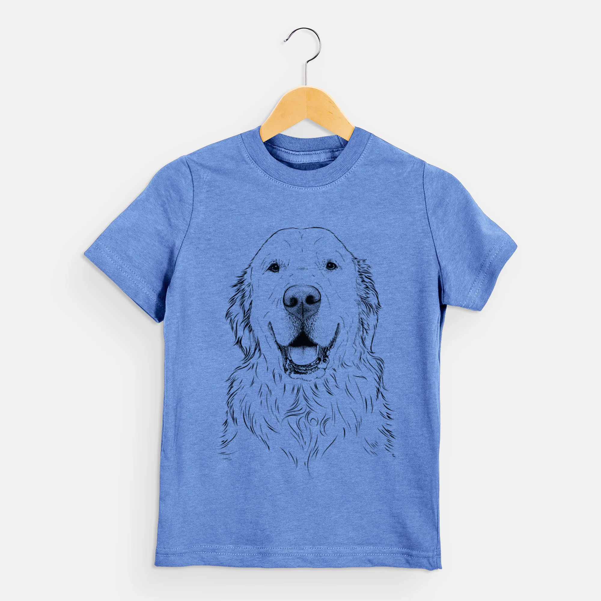 Bare Maximus the Golden Retriever - Kids/Youth/Toddler Shirt - Image 6