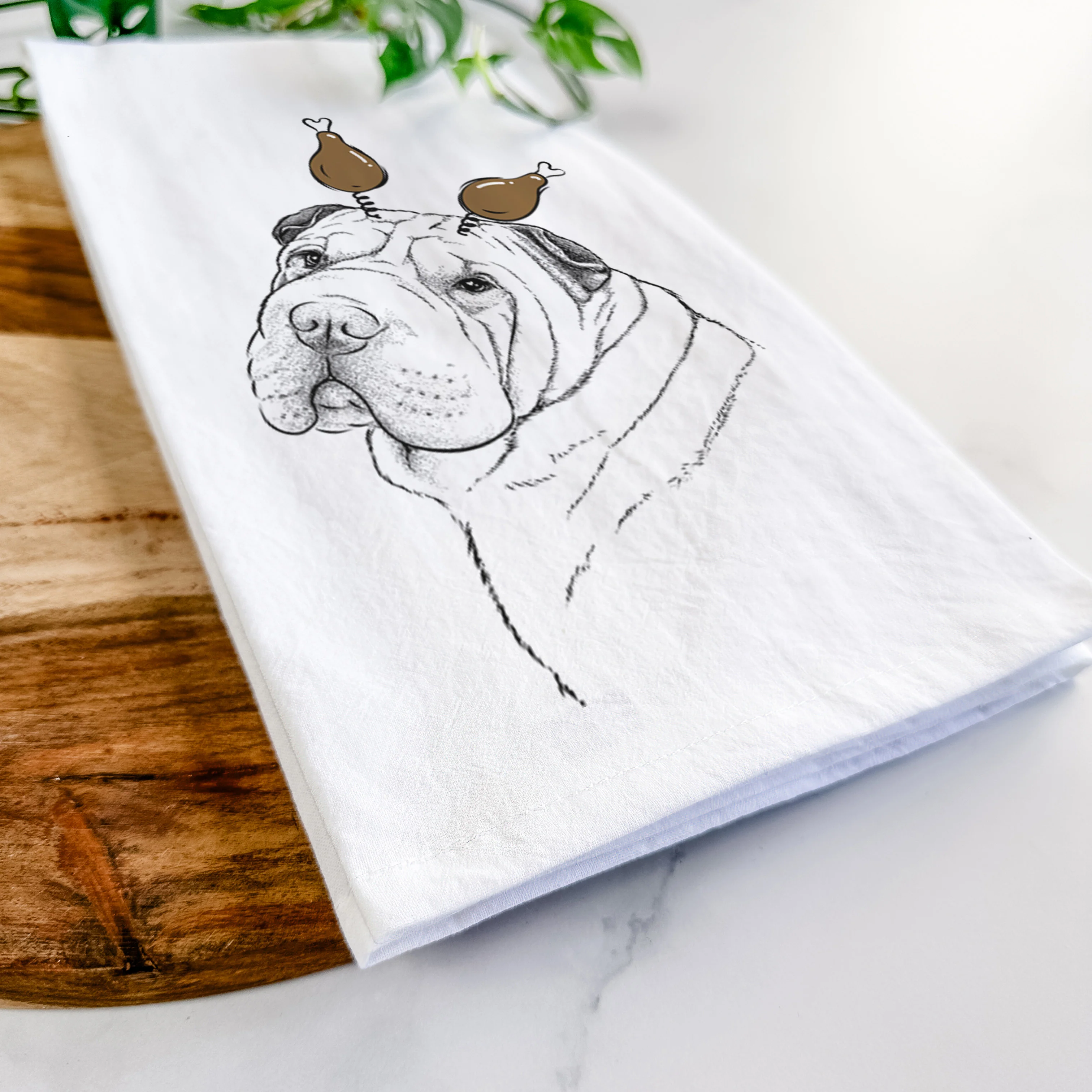 Maximus the Shar Pei Tea Towel - Image 11