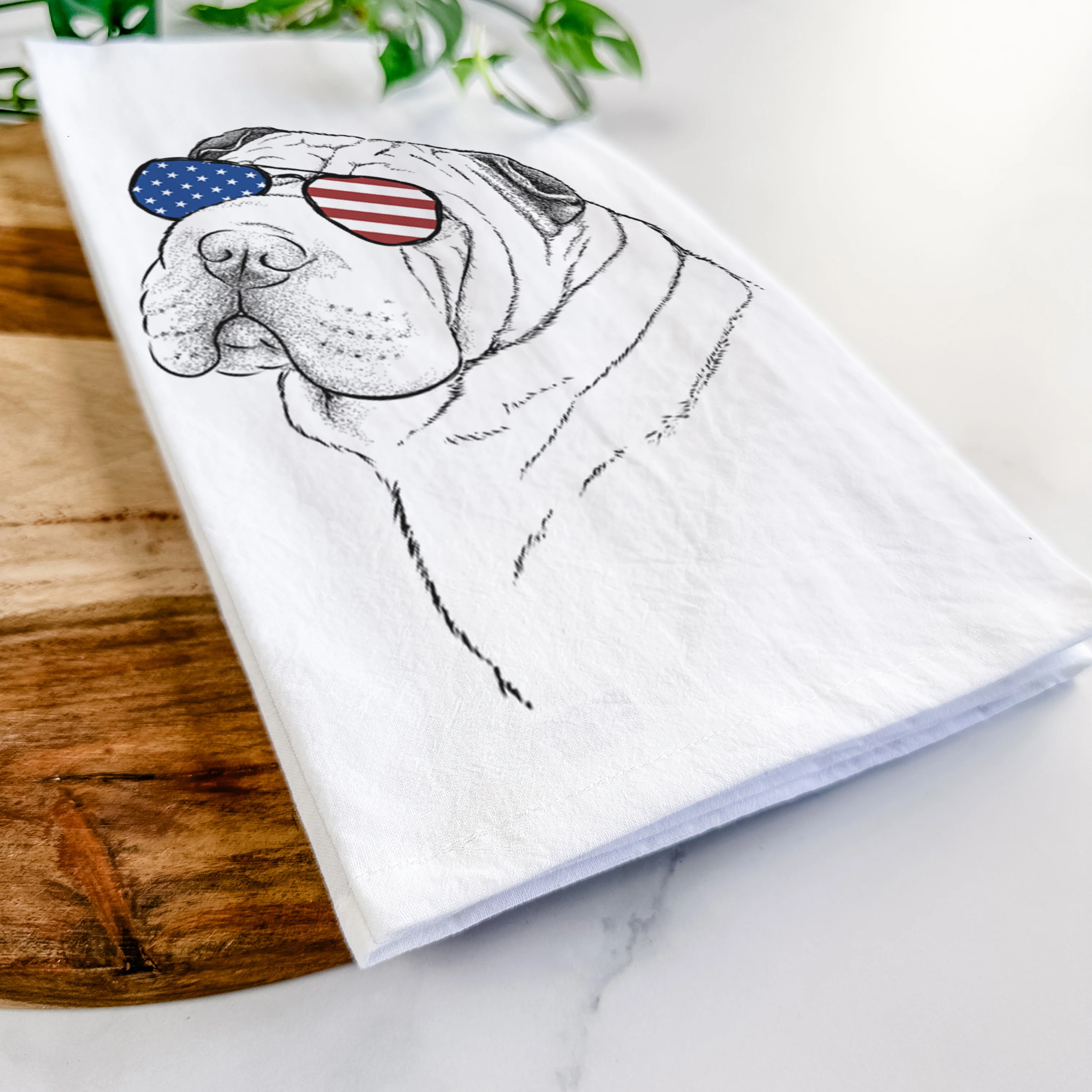Maximus the Shar Pei Tea Towel - Image 12