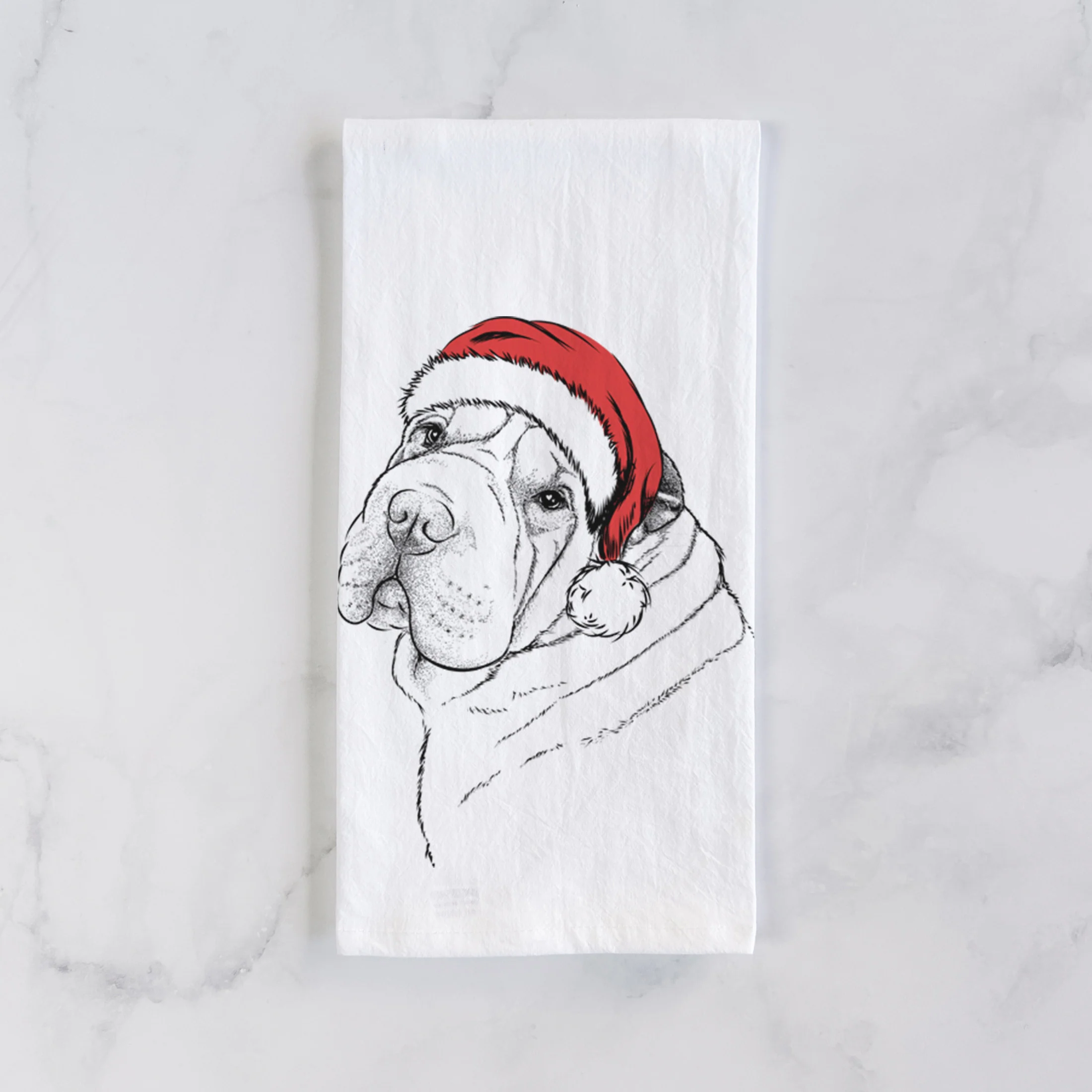 Maximus the Shar Pei Tea Towel - Image 2