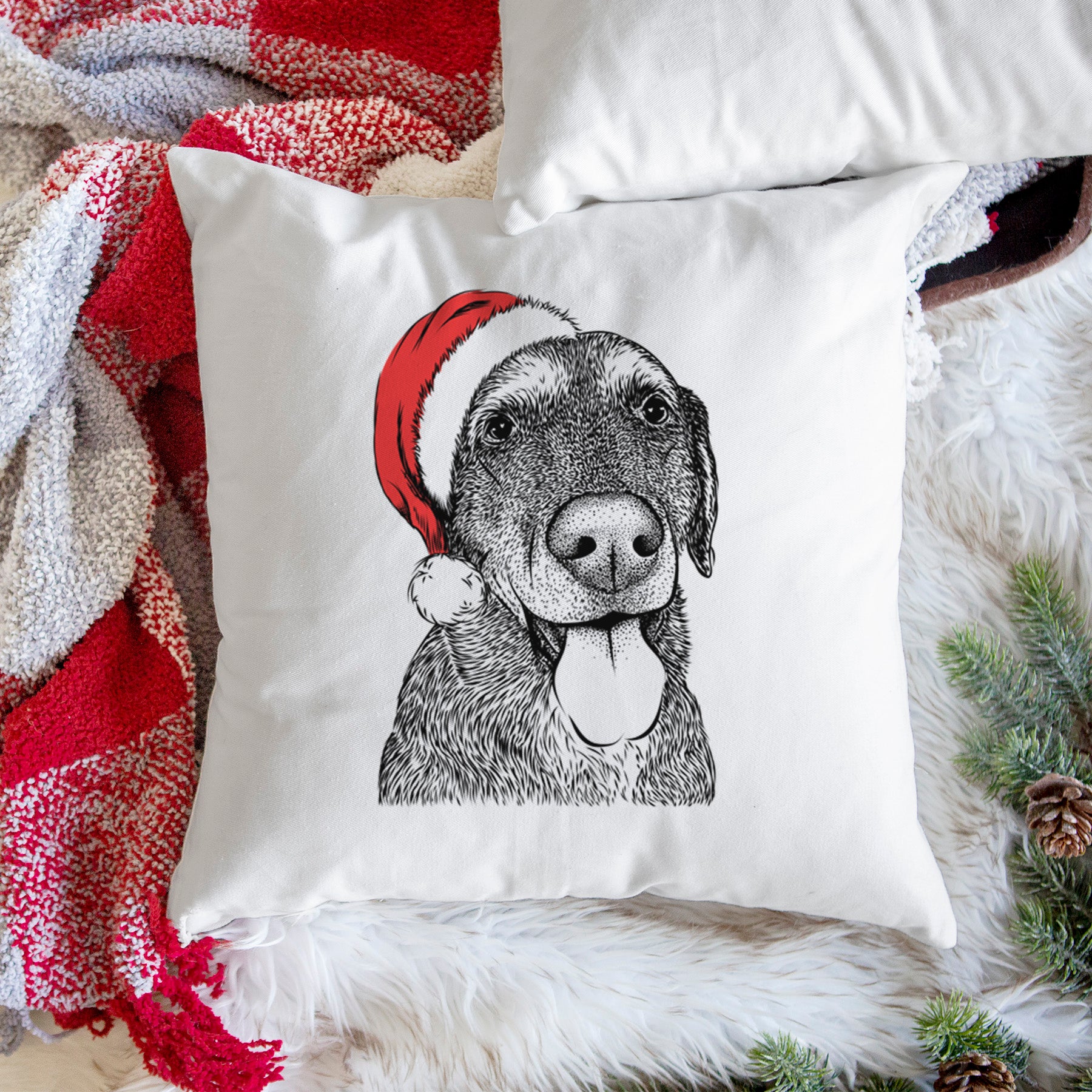 Max the Labrador Retriever - Throw Pillow Cover - Image 3