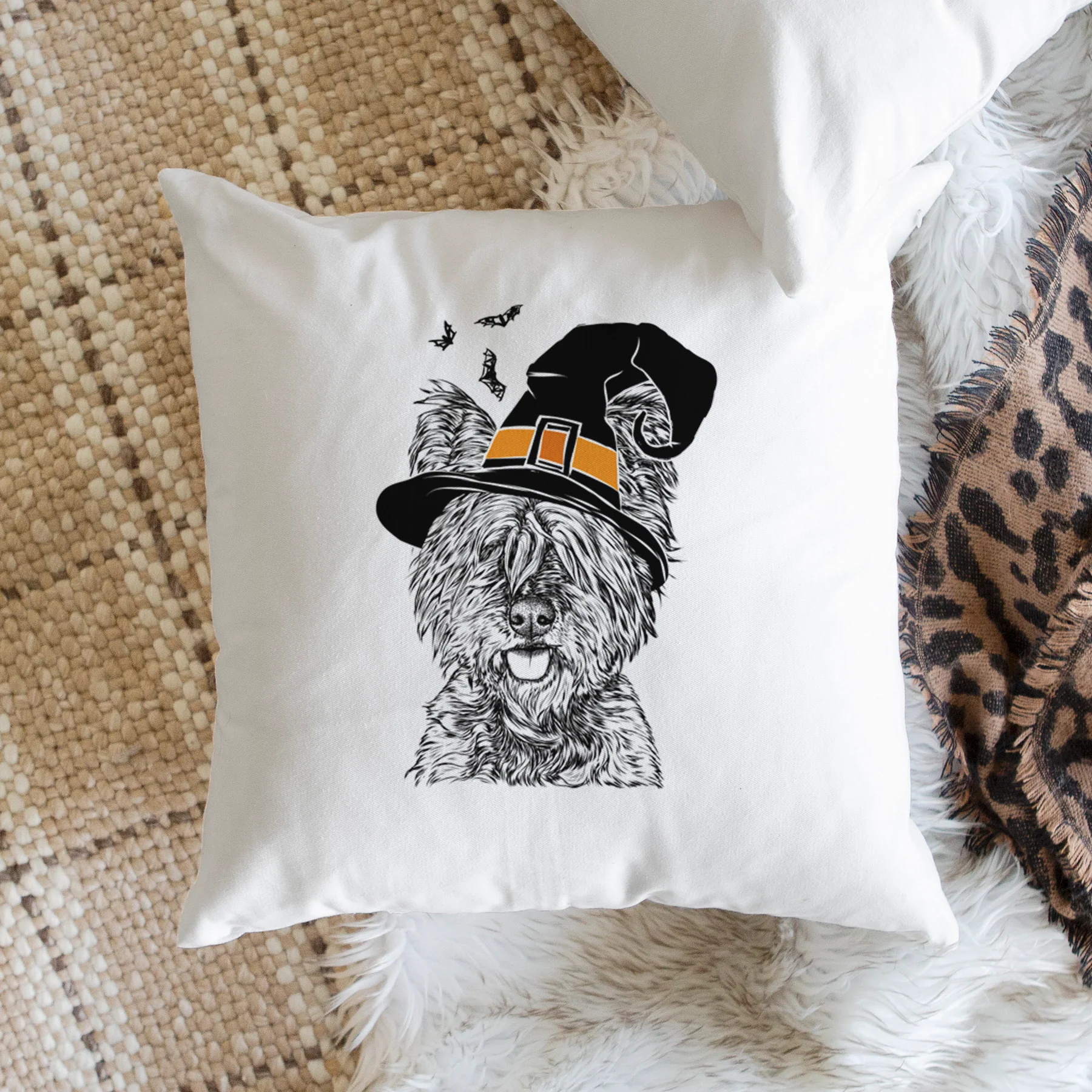 McDuff the Cairn Terrier - Throw Pillow Cover - Image 2