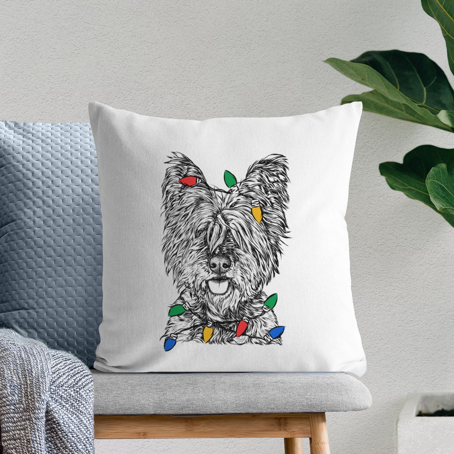 McDuff the Cairn Terrier - Throw Pillow Cover - Image 9